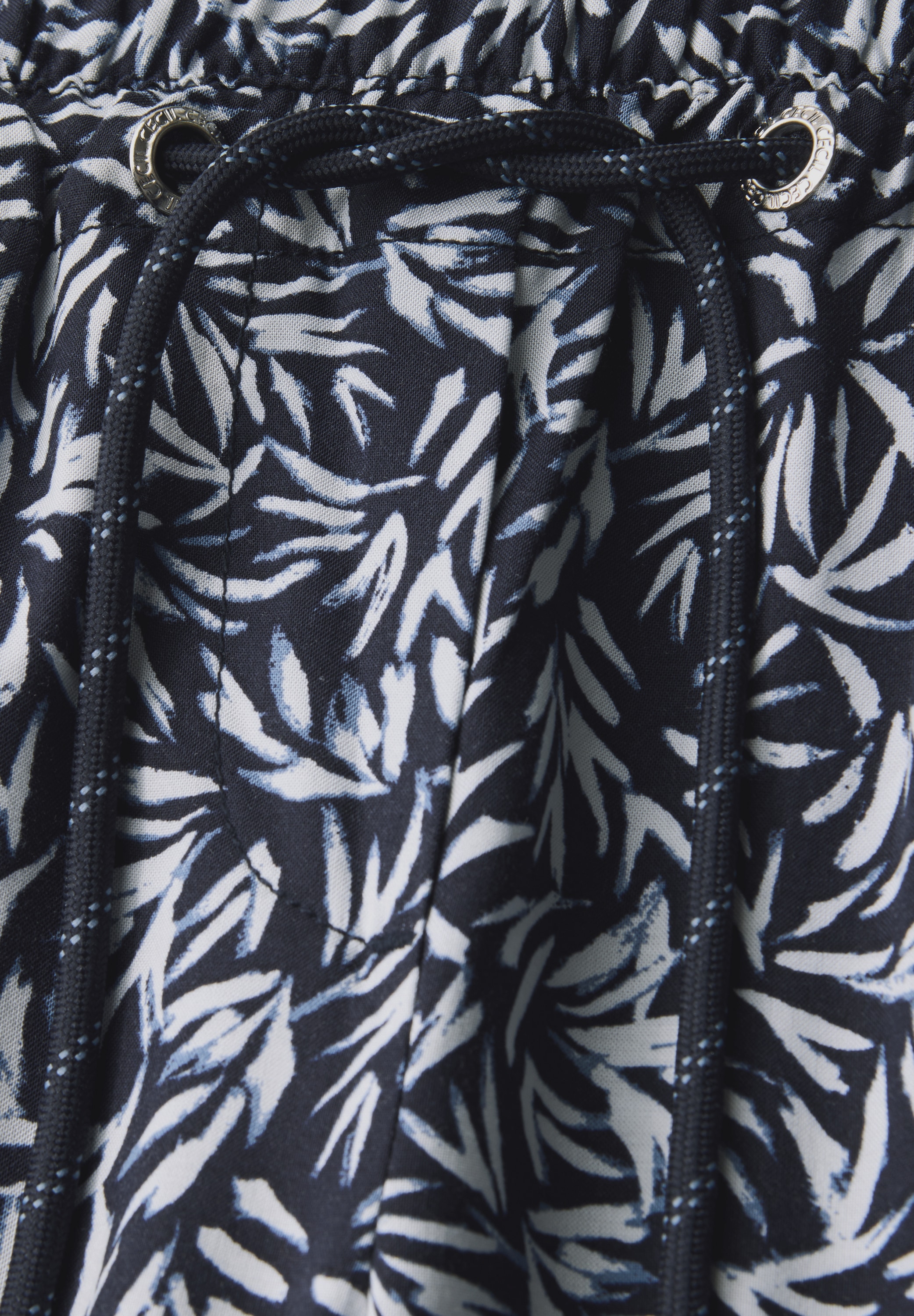 Cecil Stoffhose »CHELSEA«, Sommerhose mit floralem Allover-Print