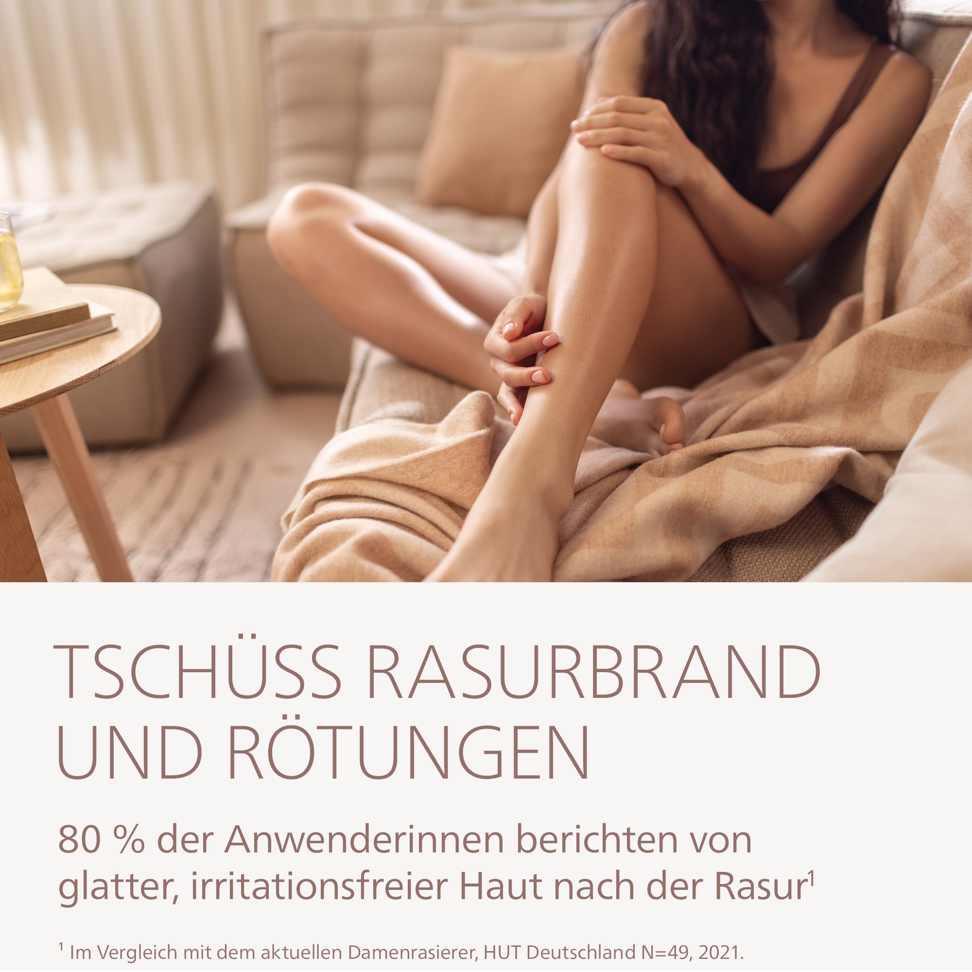 Philips Elektrorasierer »Lady Shaver Series 6000«, 1 St. Aufsätze, kabelloser Rasierer, nass und trocken, inkl. Trimmeraufsatz