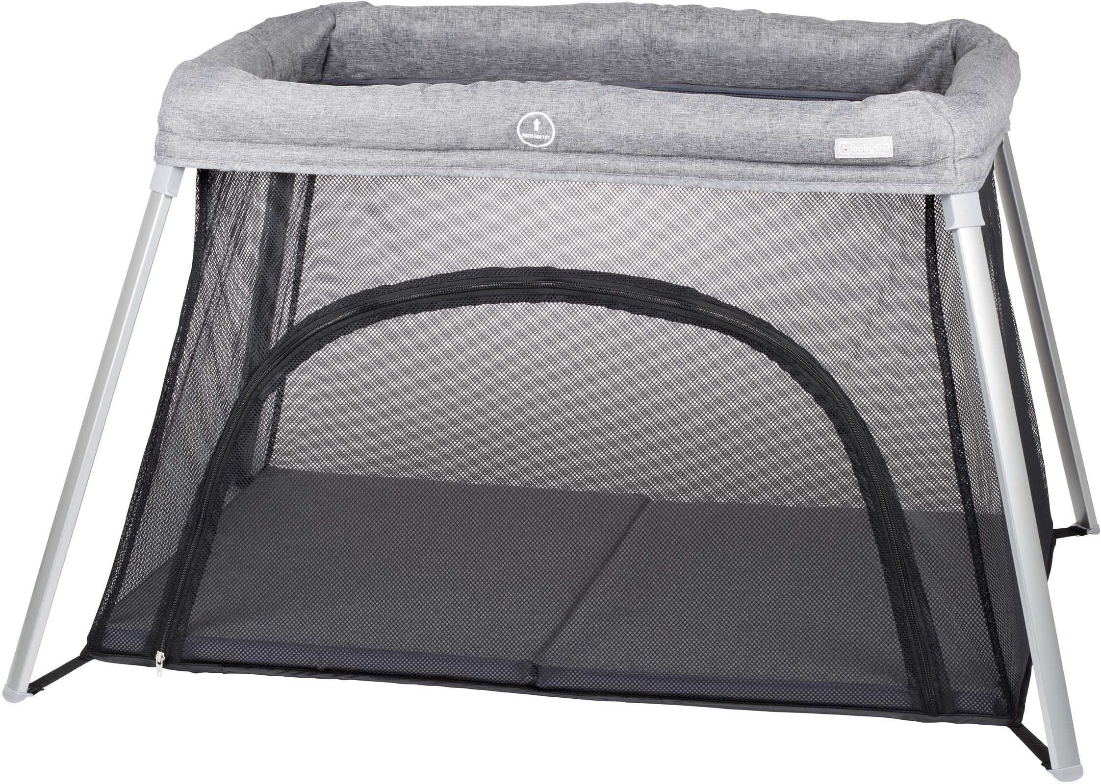 BabyGo Baby-Reisebett »Dreams II, grey«, faltbar