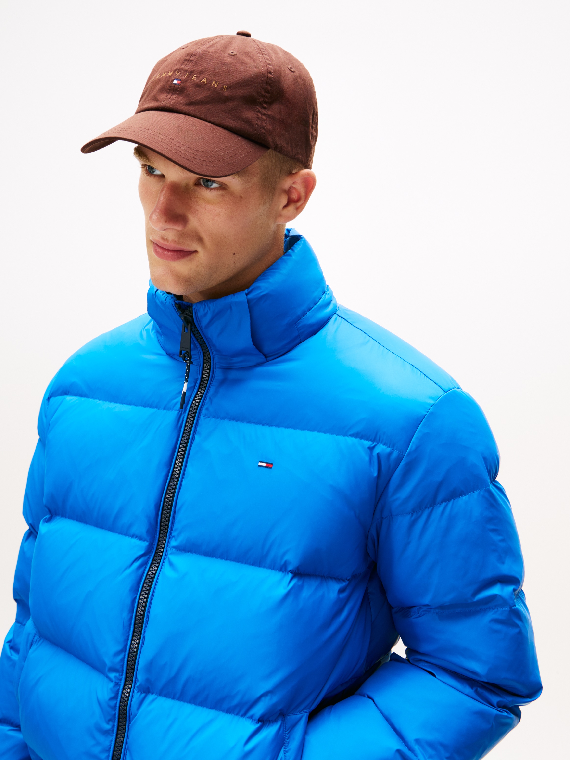 Tommy Jeans Steppjacke »TJM ESSENTIAL DOWN JACKET EXT« mit Kapuze Winterjacke Outdoorjacke Gefüttert 2 in 1 Jacke abnehmbare Kapuze