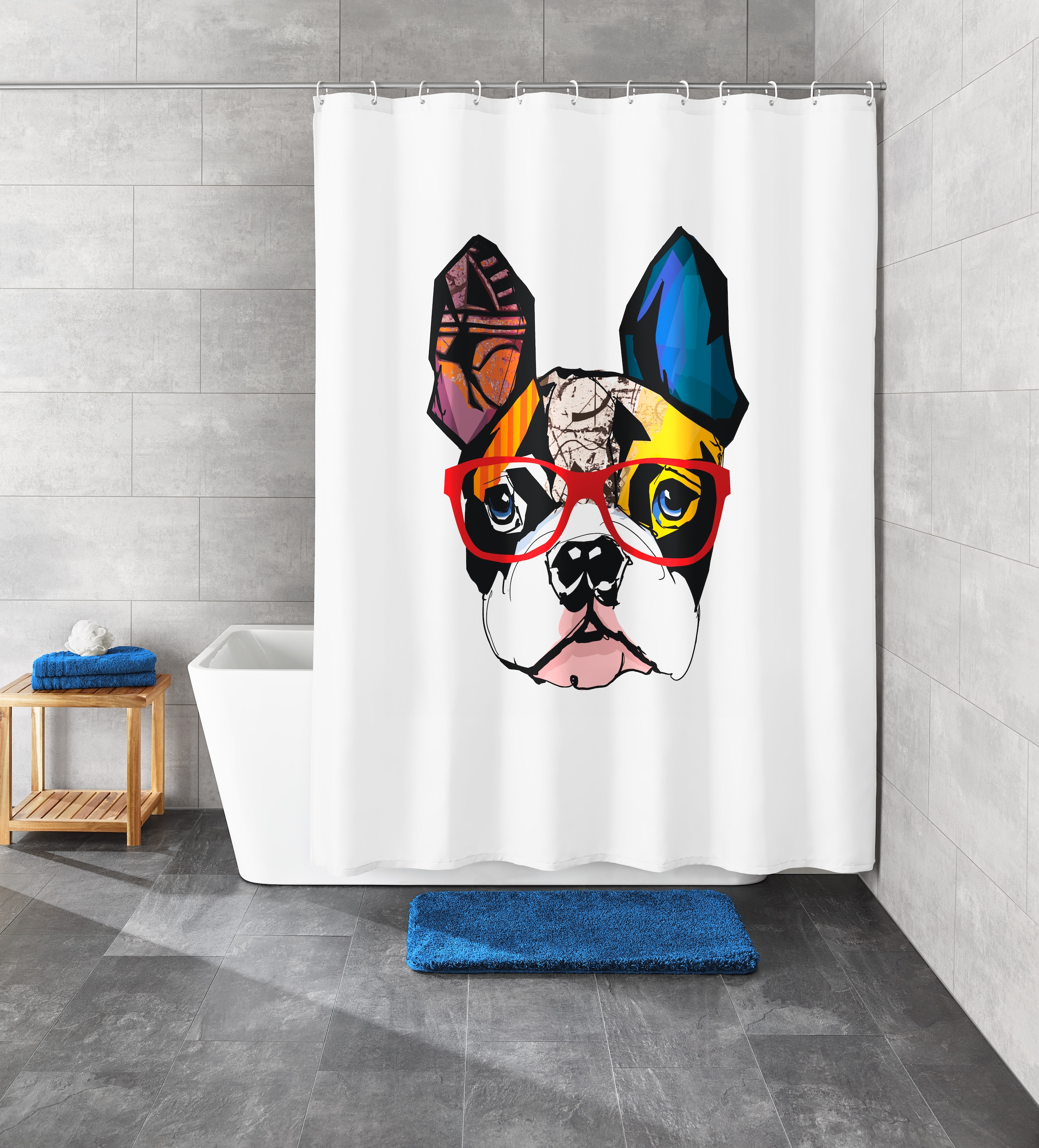 Kleine Wolke Duschvorhang "" Henry"" Breite 180 cm