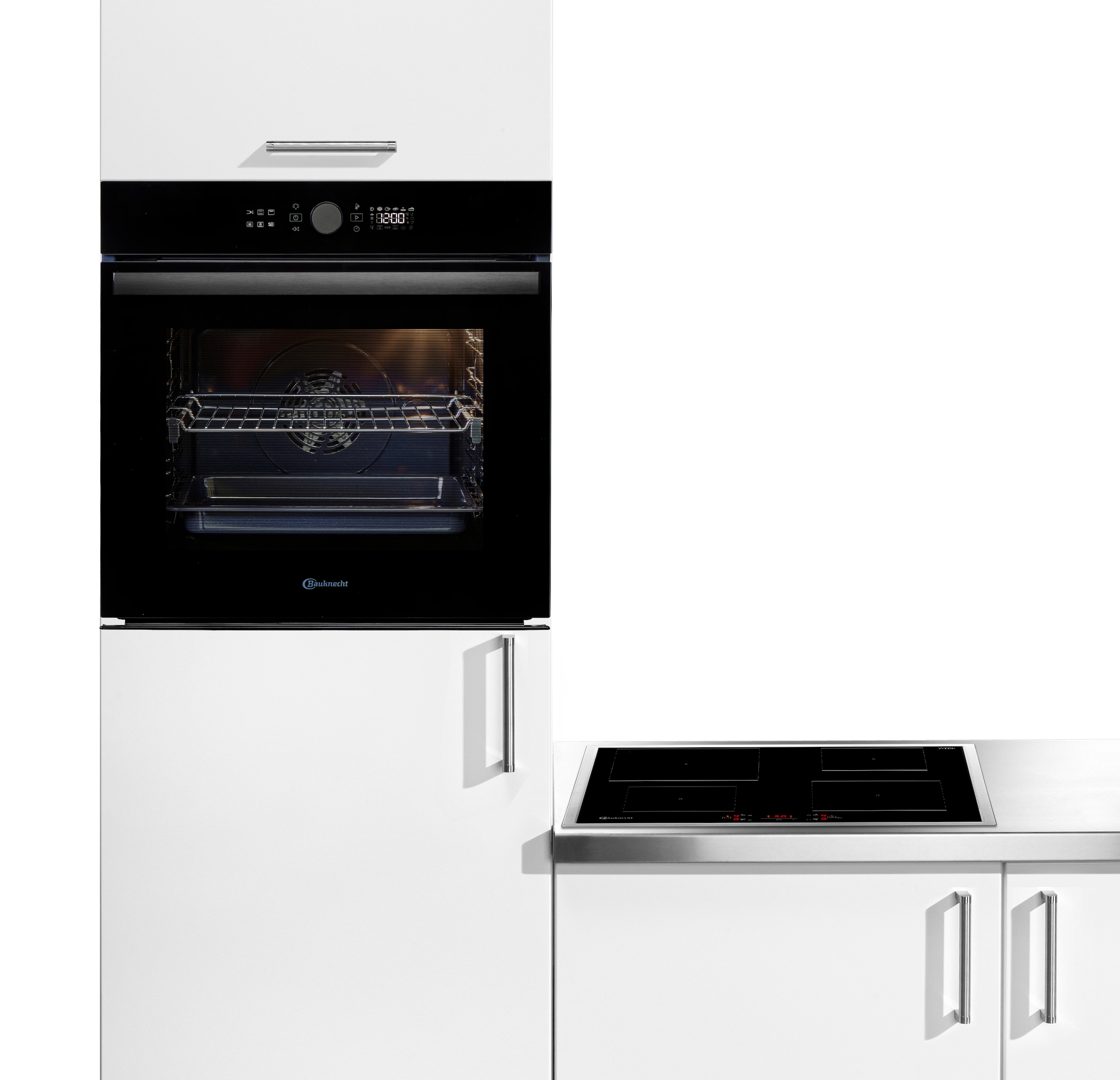 BAUKNECHT Backofen-Set »BAKO 900 Airfry« mit Teilauszug Set, 2 Stk. tlg. AirFry-Funktion – die gesündere Alternative zur Fritteuse