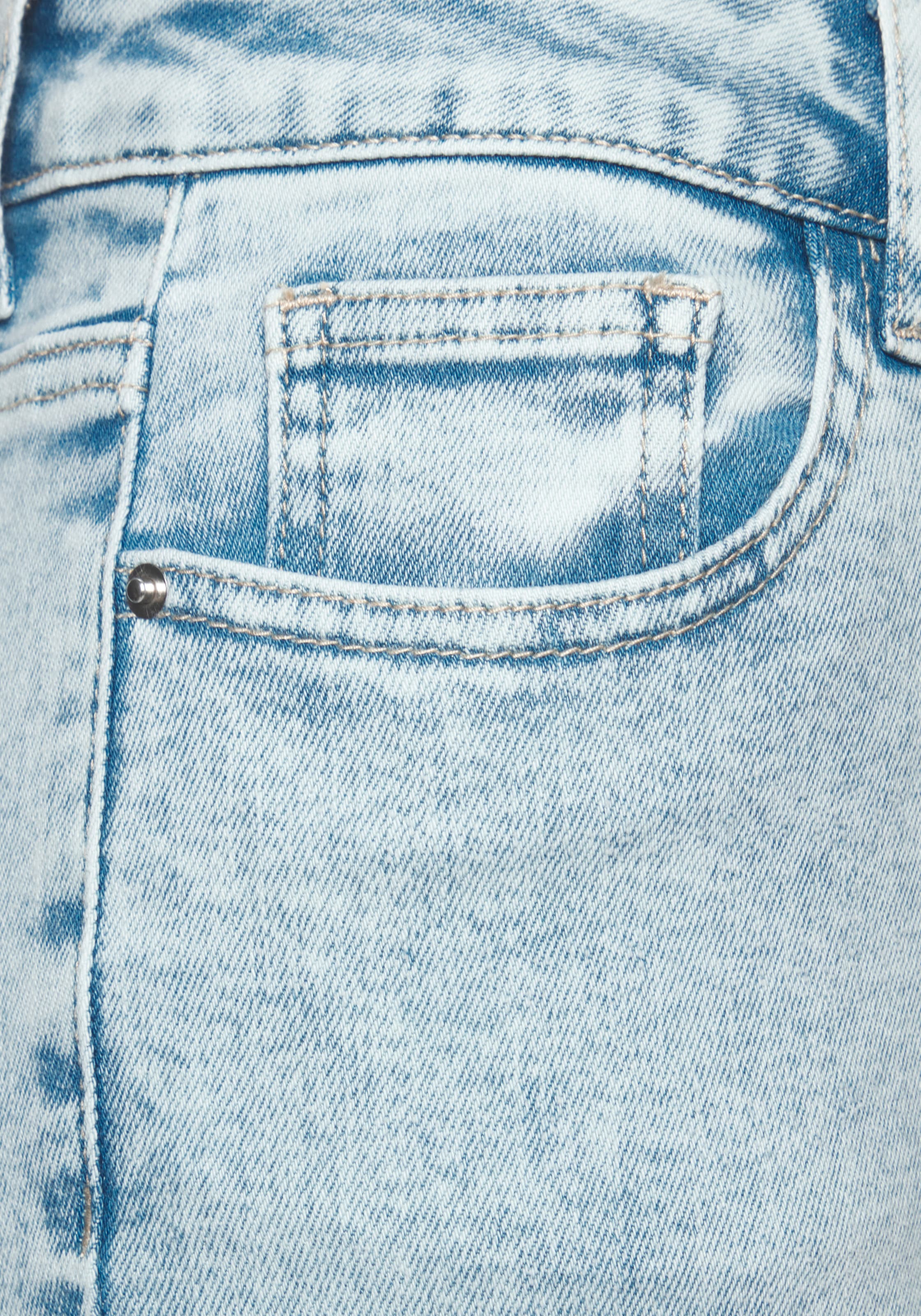 French Connection Skinny-fit-Jeans »mit Used-Waschung und klassischem 5-Pocket-Design« schmale Beinform, Röhrenjeans, Stretchjeans, elastisches Material