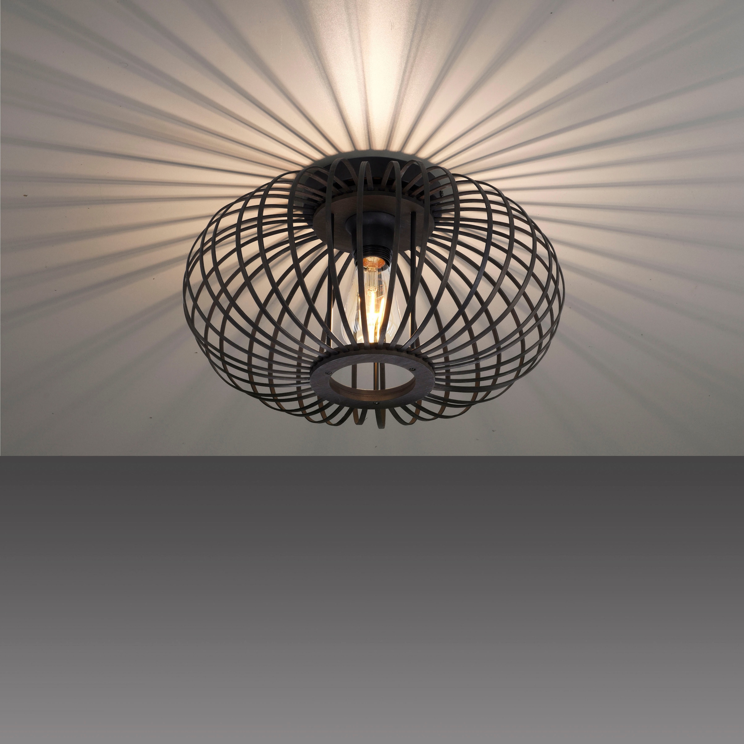 JUST LIGHT Deckenleuchte »RACOON« E27 1 Stk. ExklusiveE27