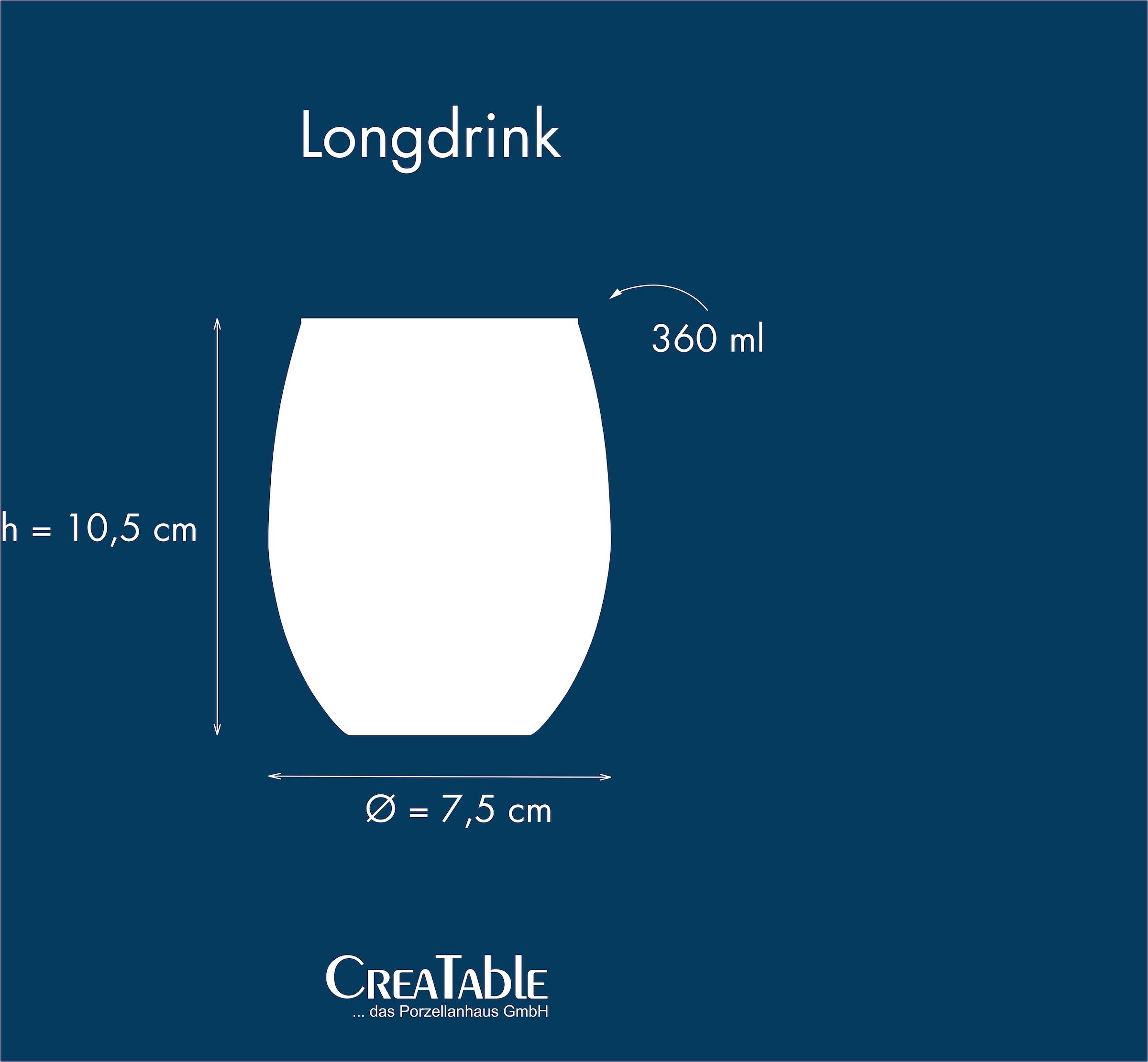 CreaTable Longdrinkglas »Swirly Spring, Longdrinkgläser-Set, 4-tlg.« Rillen Relief, Modern, Sommerlich, Leicht
