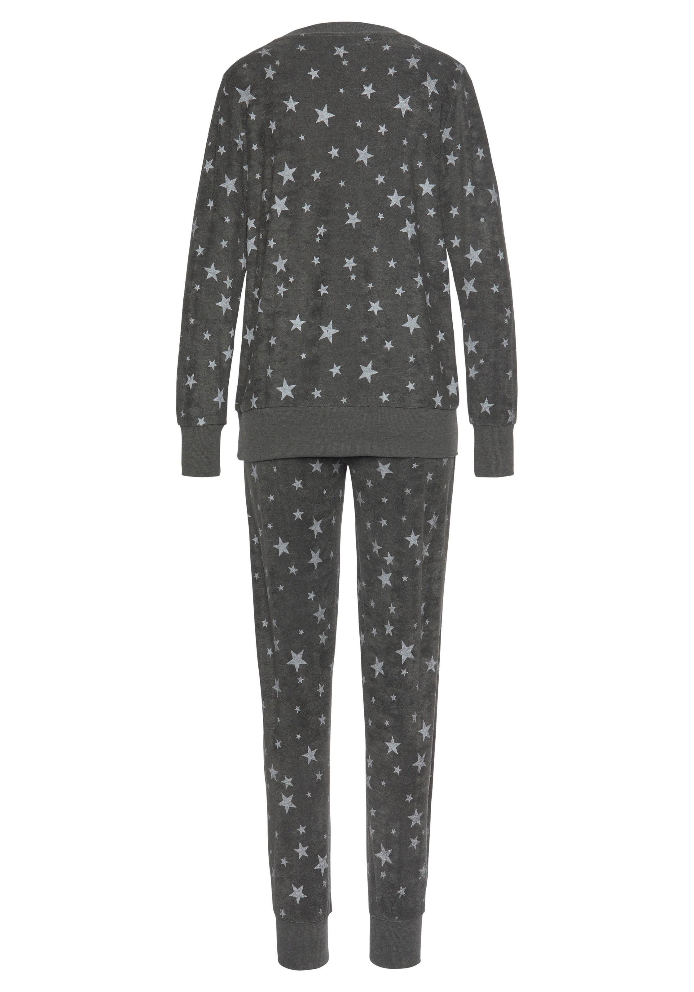 Vivance Dreams Pyjama, (2 tlg.), mit Alloverdruck