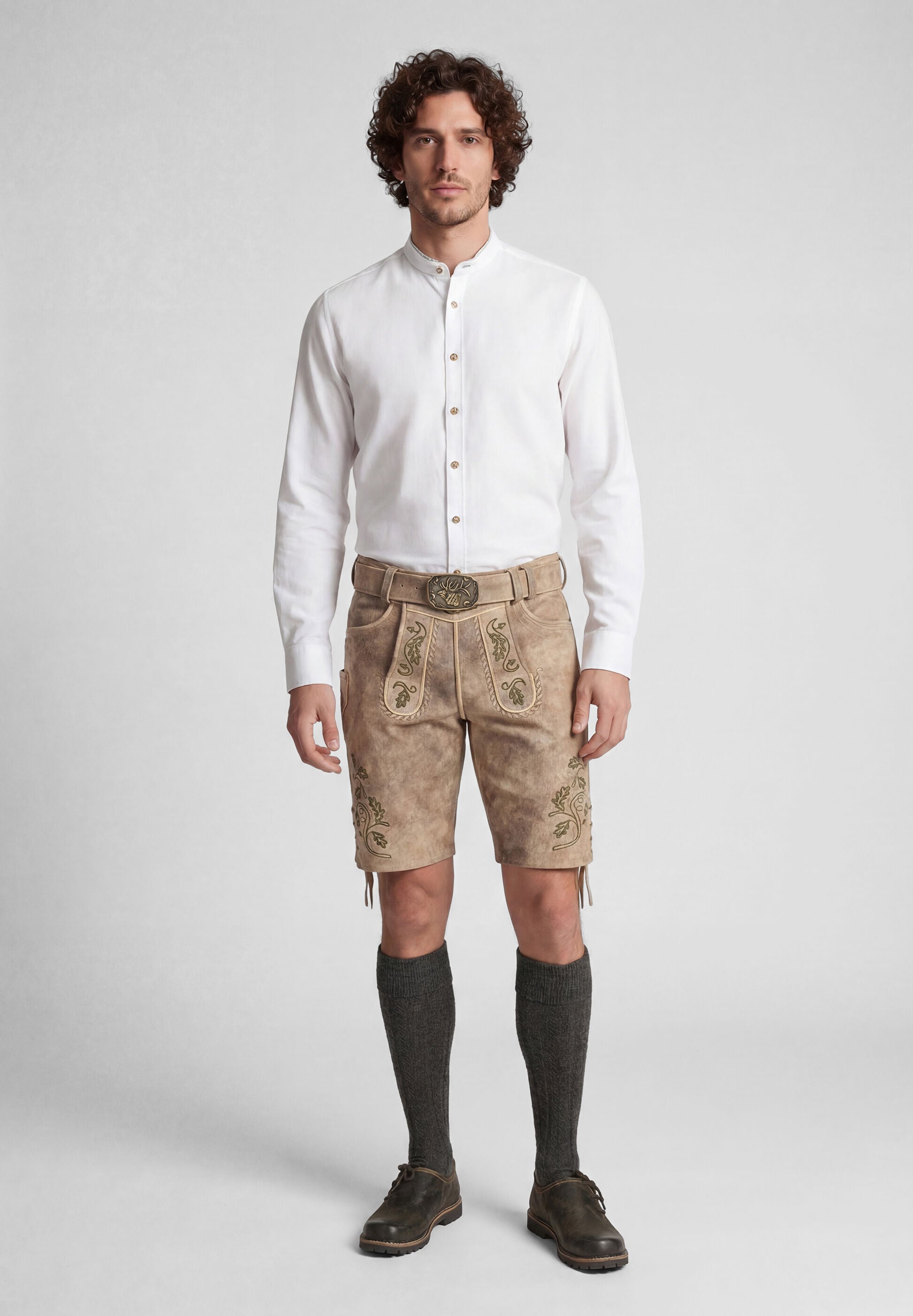 Spieth & Wensky Lederhose »Spieth & Wensky Lederhose Königsjodler«  mit passendem Gürtel
