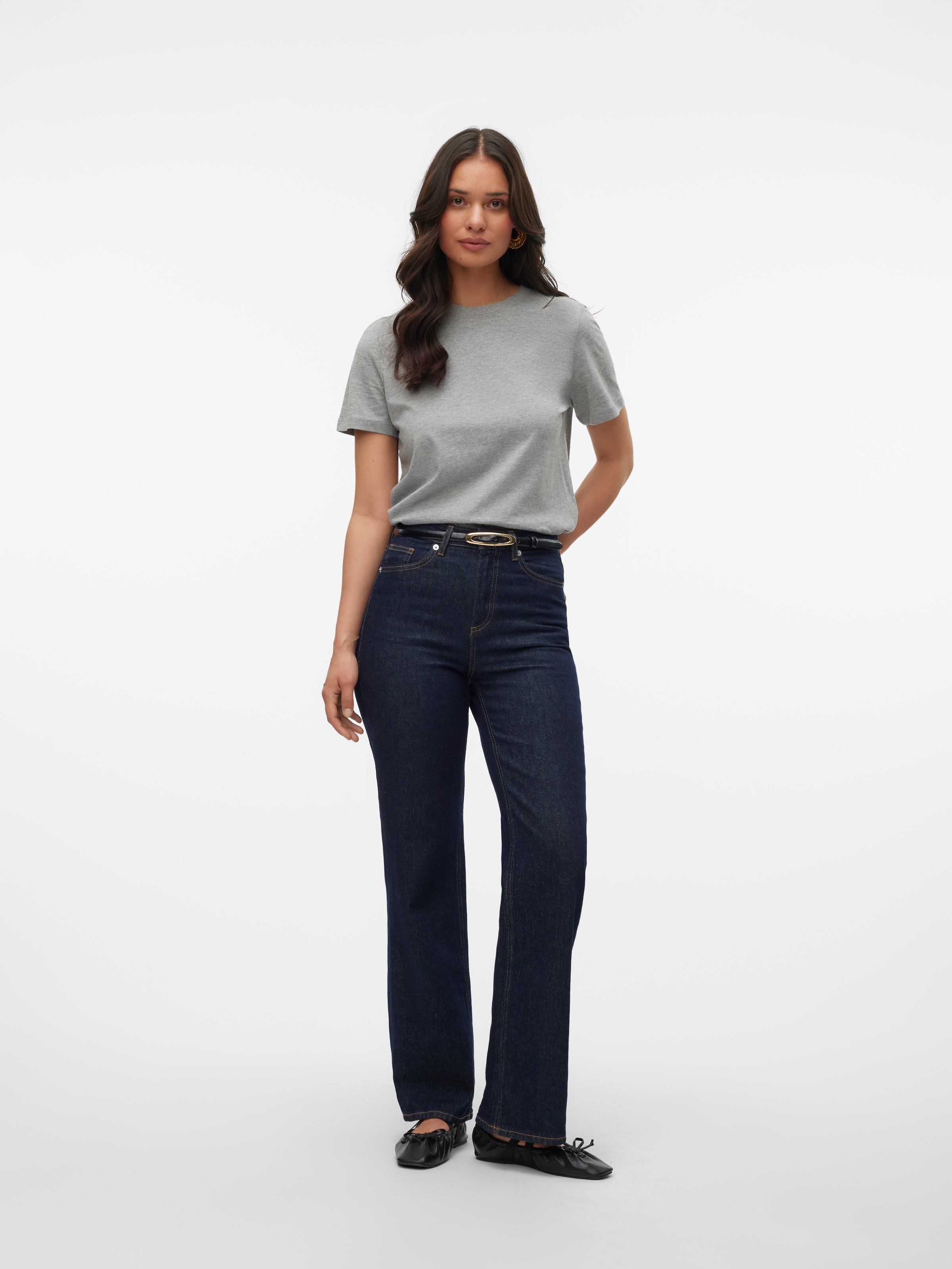 Vero Moda Kurzarmshirt »VMPAULINA SS T-SHIRT GA JRS NOOS«