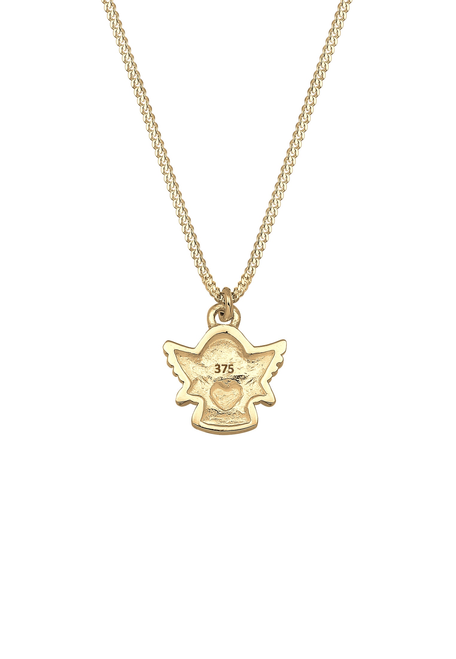 Elli Premium Kette ohne Anhänger »Halskette Kinder Engel Taufe Kommunion Talisman 375 Gelbgold«