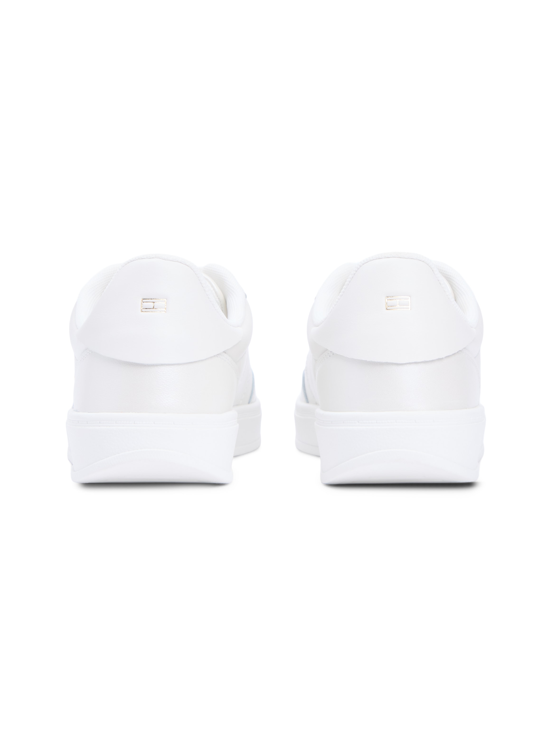 Tommy Hilfiger Plateausneaker »TH HERITAGE SHINY SNEAKER«  Freizeitschuh, Halbschuh, Schnürschuh mit seitlichem TH-Schmucklogo