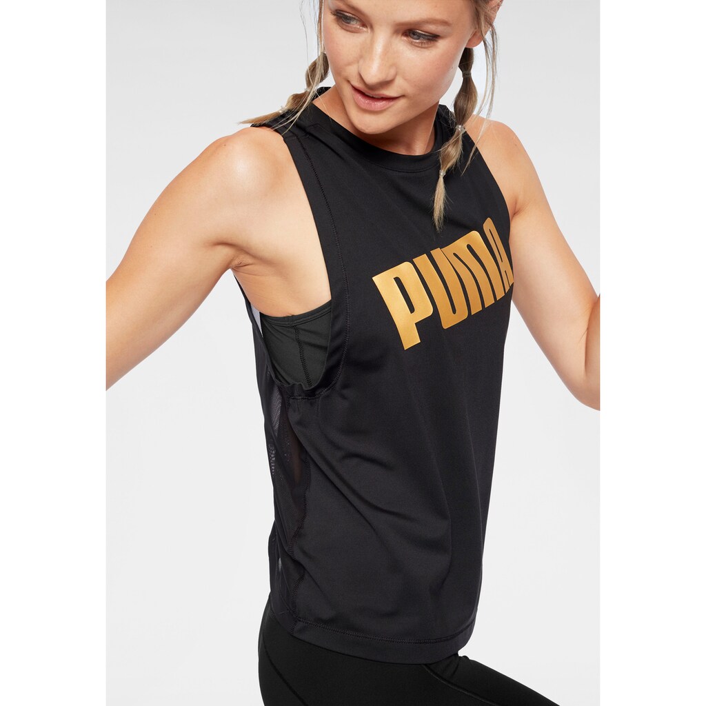 PUMA Tanktop »Metal Splash Adjustable Tank«, Raffung durch Kordel am Rücken