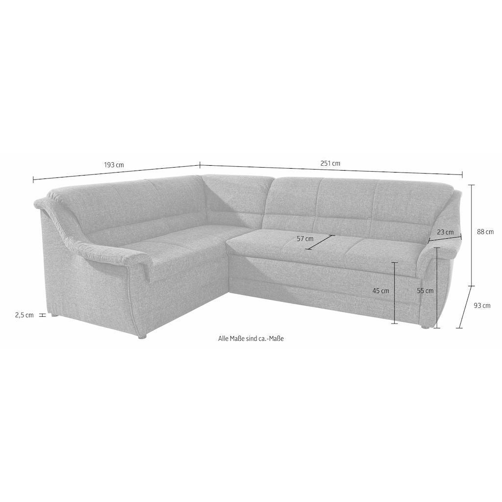 DOMO collection Ecksofa »Lale«