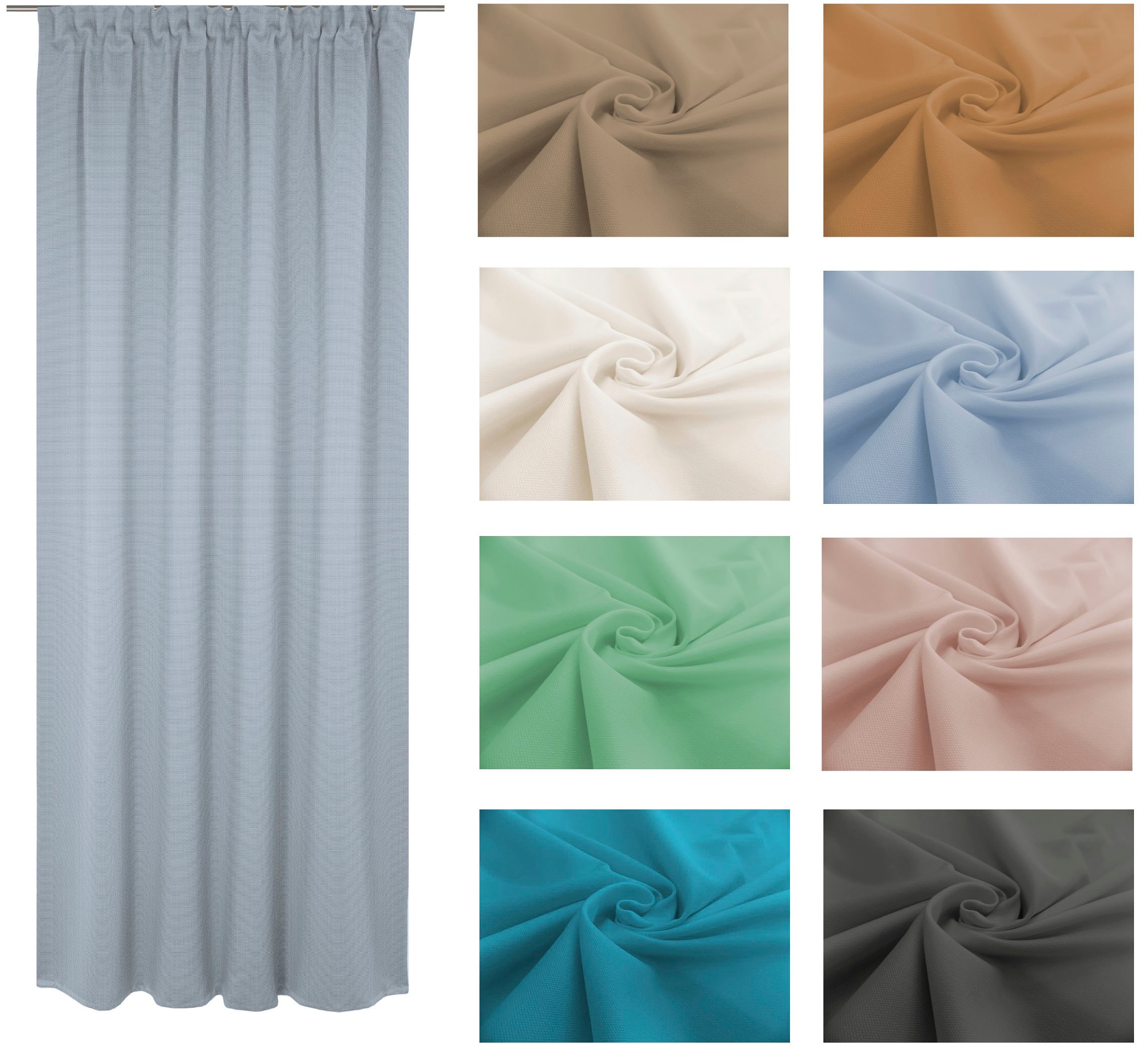 Wirth Vorhang »Neveres« 1 Stk. tlg.