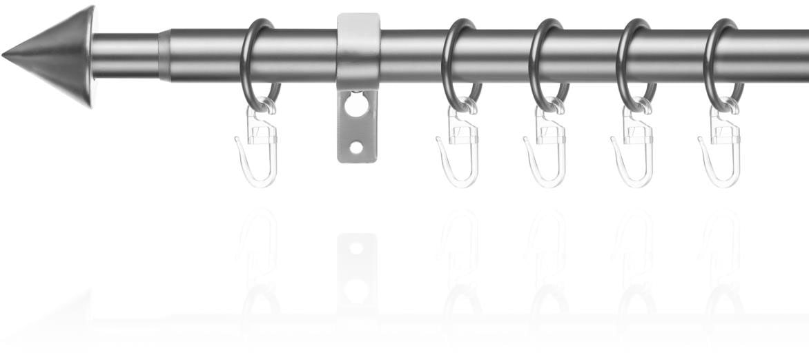 LICHTBLICK ORIGINAL Gardinenstange »Gardinenstange Kegel, 20 mm,  ausziehbar, 1 läufig 130 - 240 cm«, 1 läufig-läufig, ausziehbar, Einläufige  Vorhangstange mit Ringen für Gardinen und Stores. online kaufen