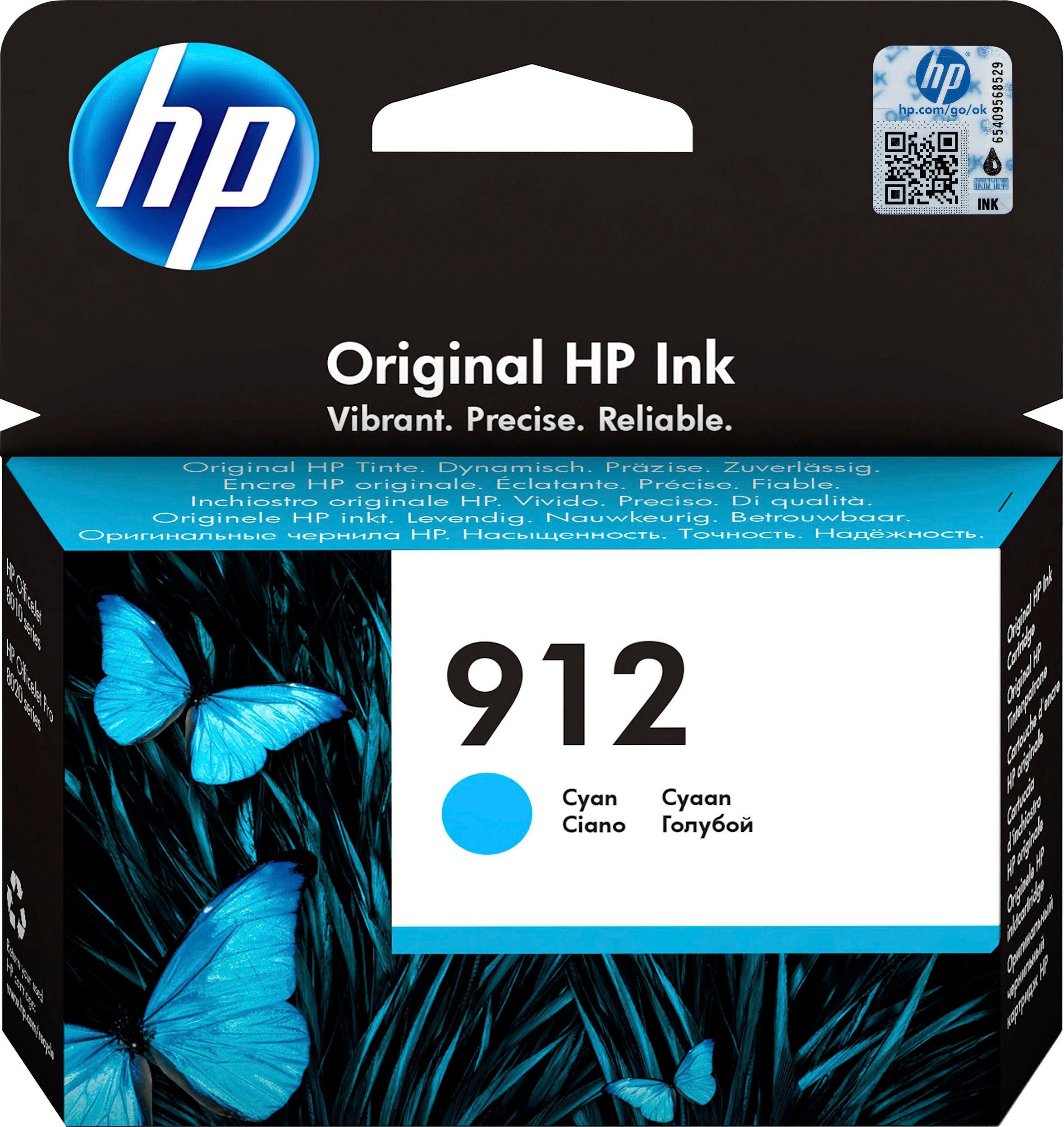 HP Tintenpatrone »912«, (1 St.), original Druckerpatrone 912 cyan kaufen