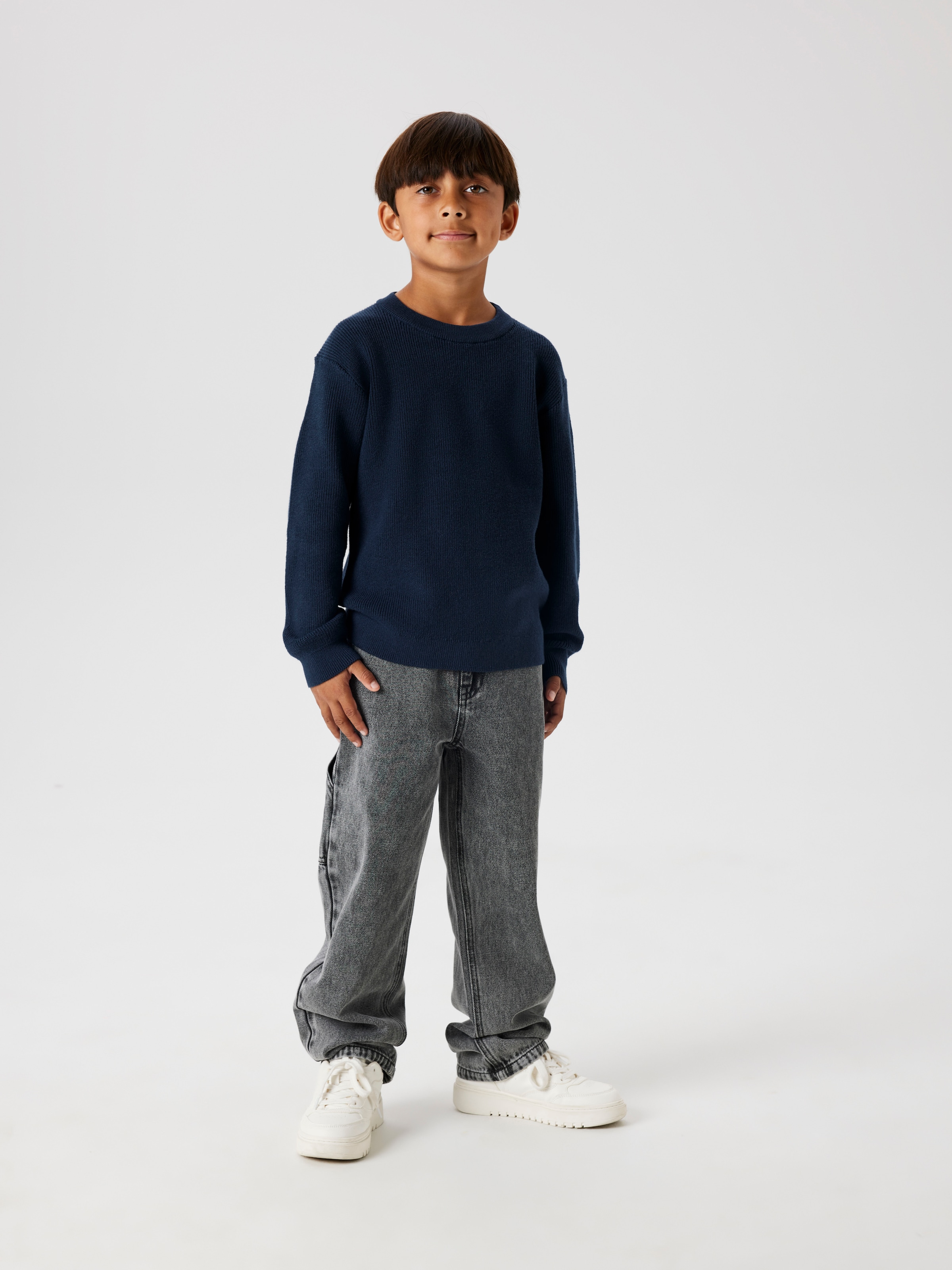 Name It 5-Pocket-Jeans »NKMRYAN für Jungen mit geradem Bein und 5-Pocket-Style«, unifarben, casual, straight fit, Baumwolle, Denim