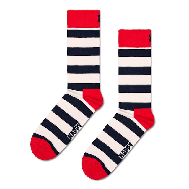 Happy Socks Socken »4-Pack Classic Navy Socks Gift Set«, (Packung, 4 Paar),  Dots & Stripes bei ♕