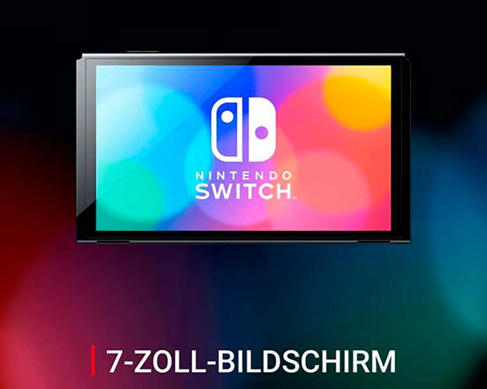 Nintendo Switch Konsolen-Set »OLED weiß inkl. Mario Party Jamboree und exklusiver Nintendo Decke«