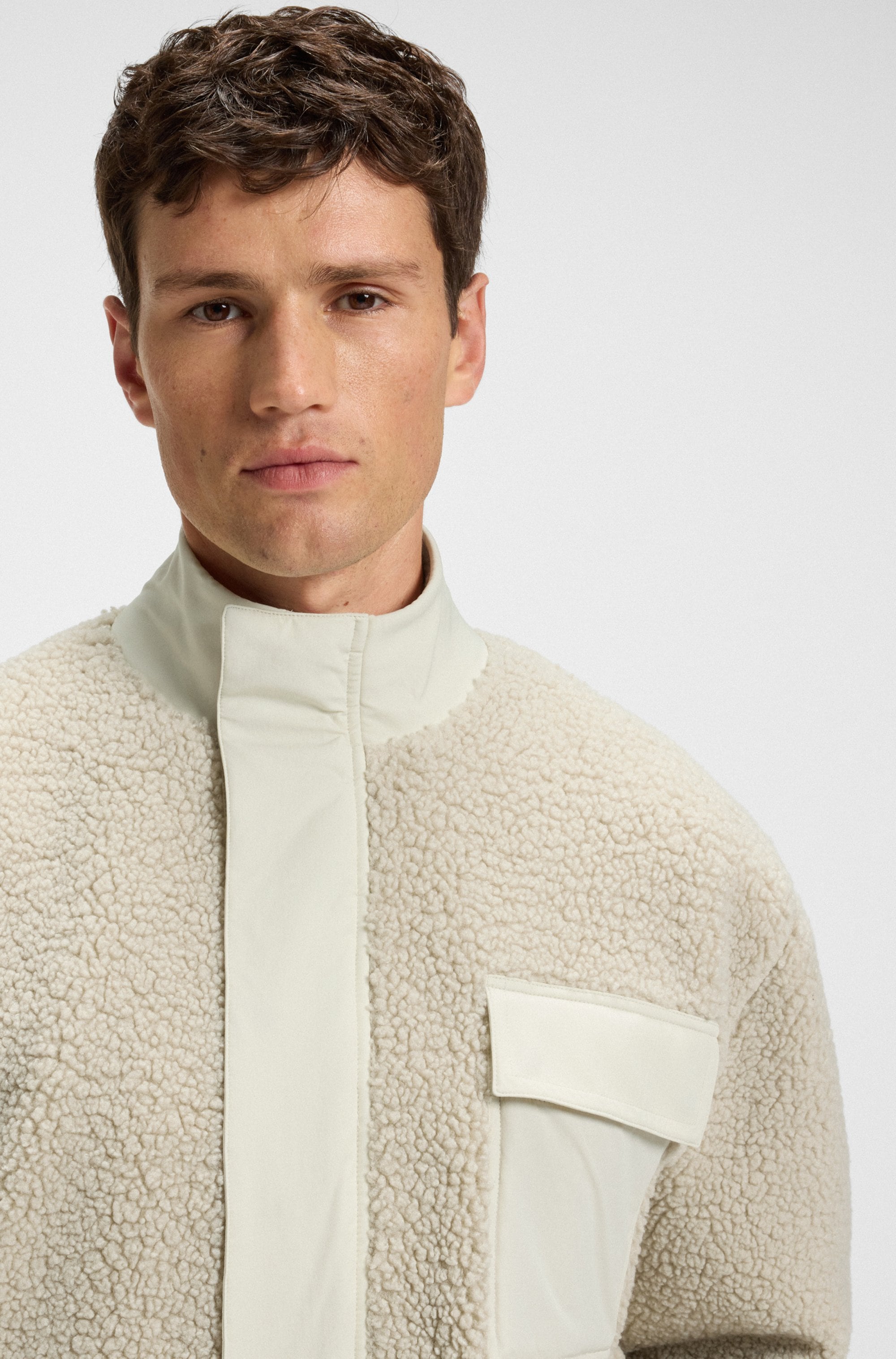 BOSS ORANGE Blouson »Ze cozysolid«