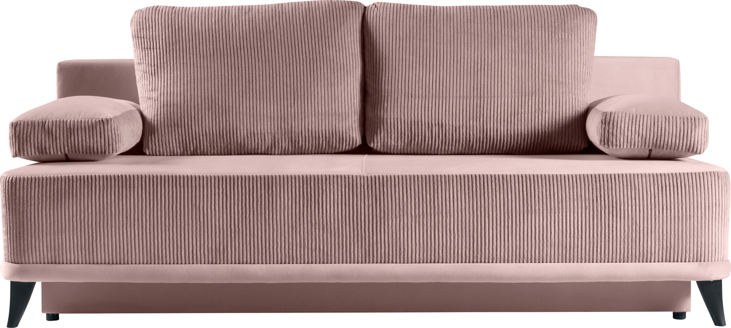 WERK2 Schlafsofa »Rosso«, 2-Sitzer Sofa und Schlafcouch mit Federkern & Bettkasten