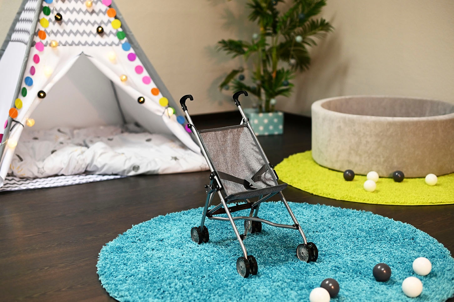 Knorrtoys® Puppenbuggy »Sim - grey«