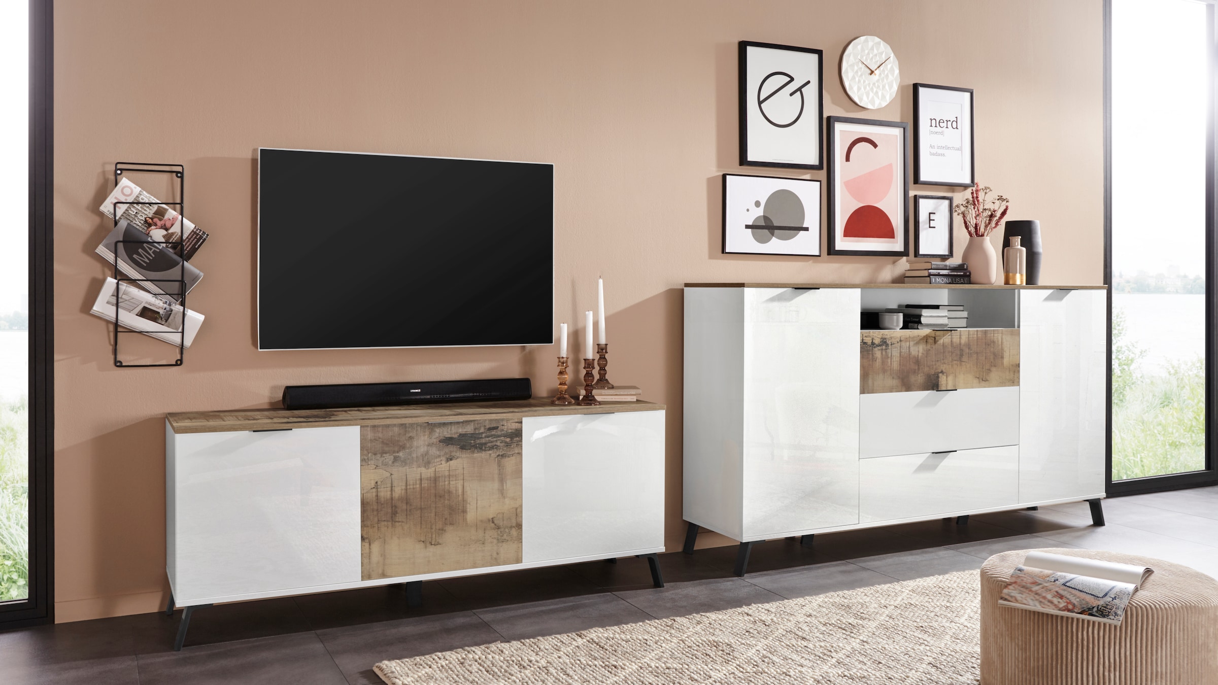 INOSIGN Highboard »CASANOVA«, Höhe ca. 100 cm
