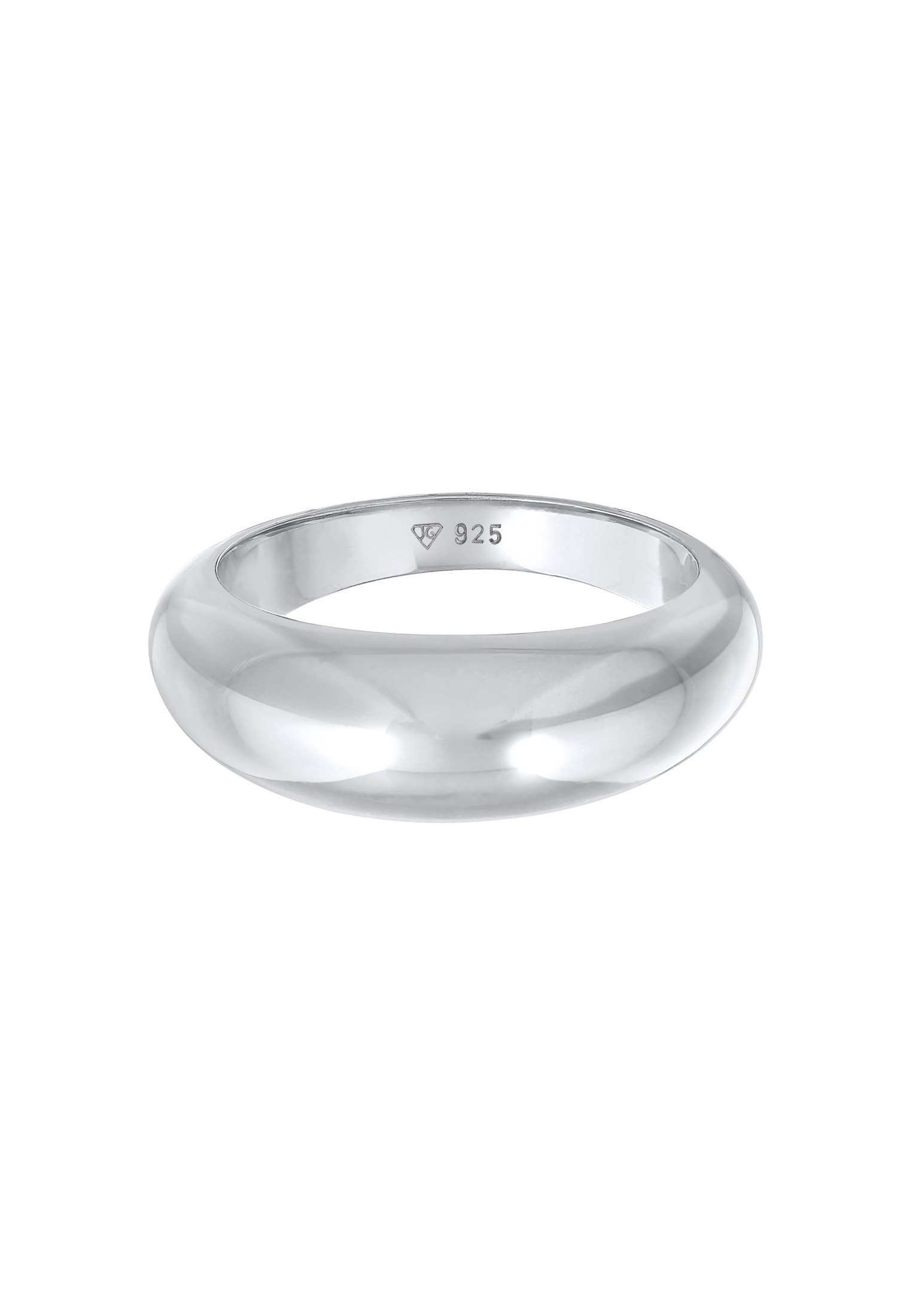 Elli Premium Siegelring »Ring Bandring Stapelring Chunky 925er Silber«