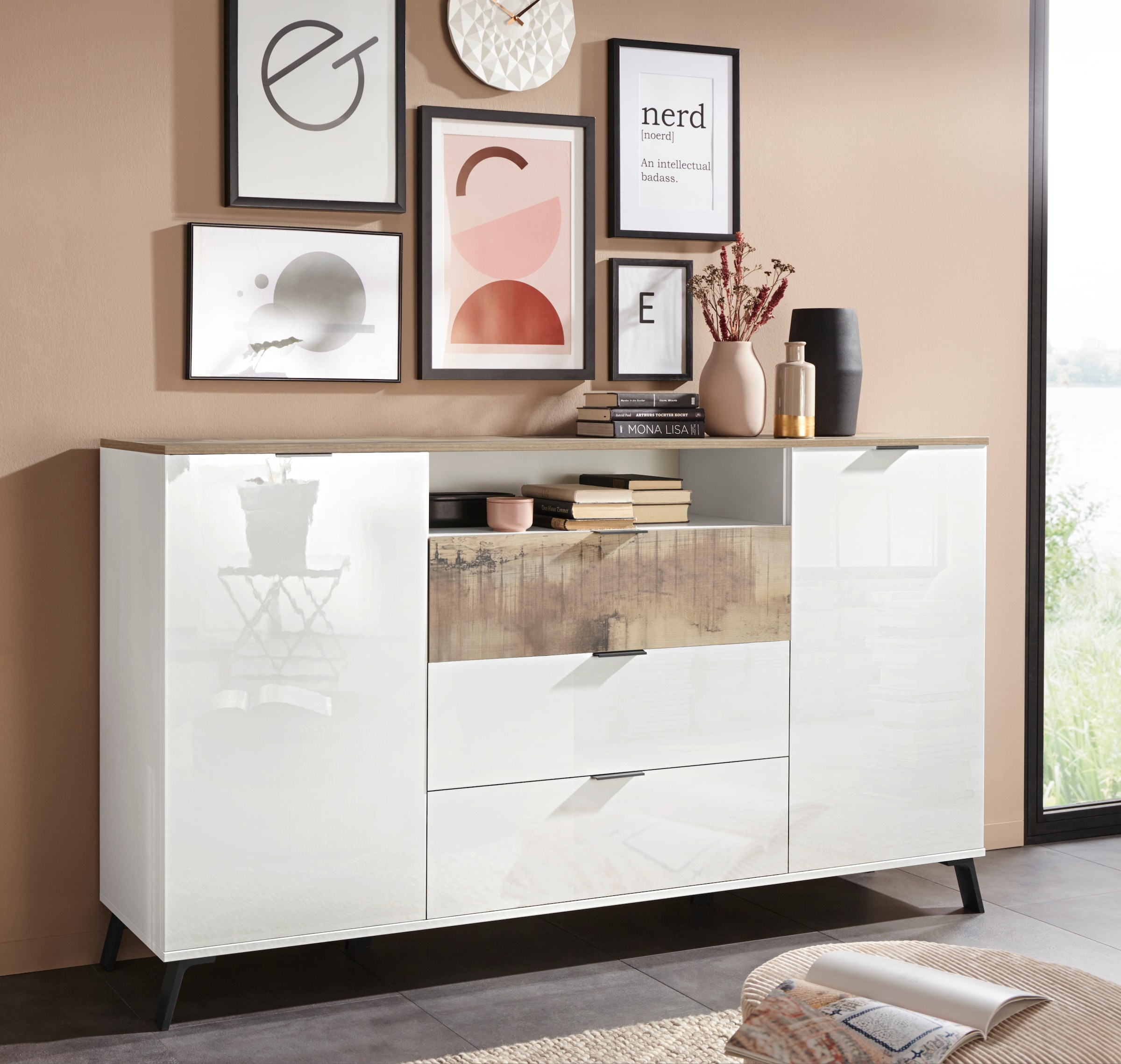 INOSIGN Highboard »CASANOVA«, Höhe ca. 100 cm