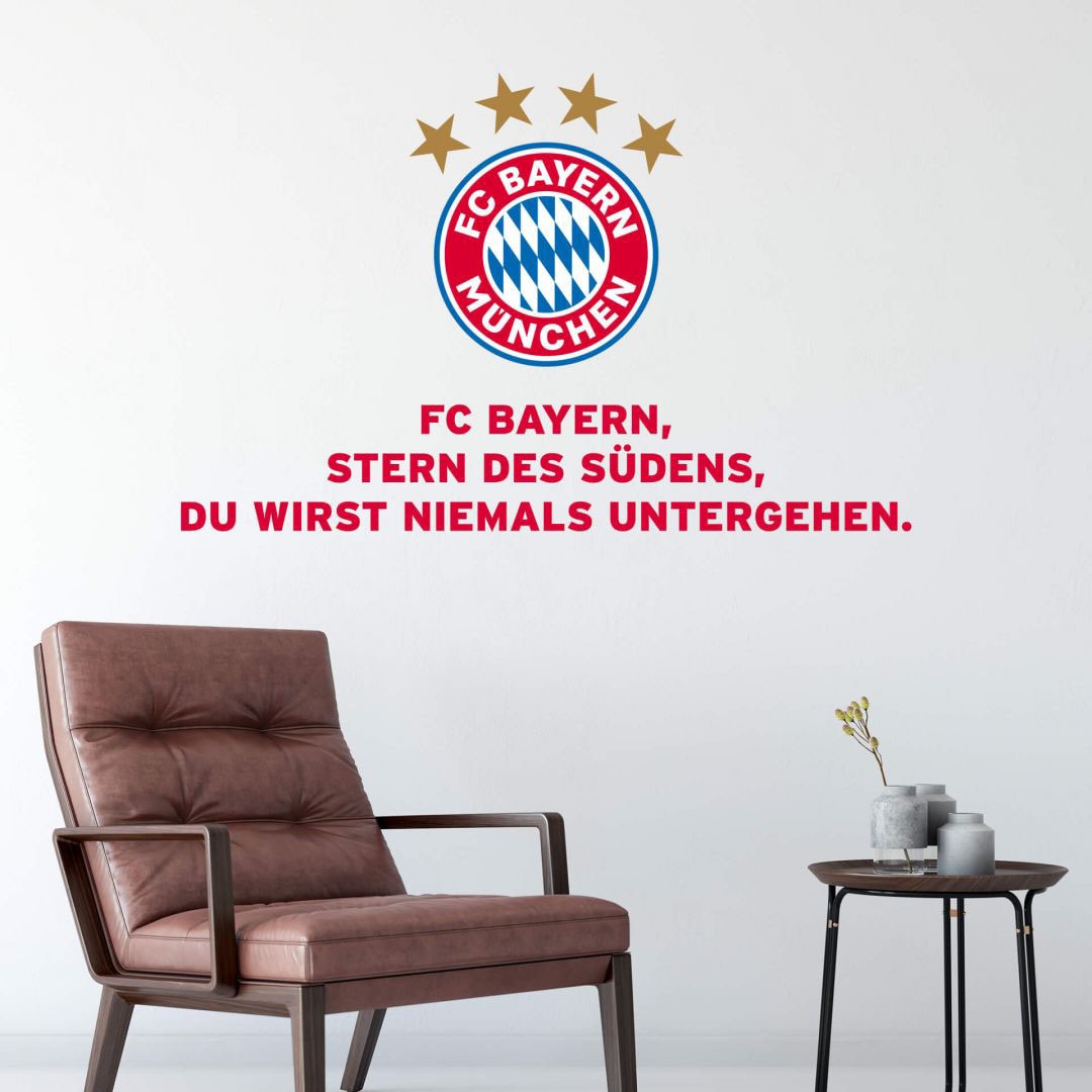 bequem Wall-Art Bayern Wandtattoo (1 München St.) kaufen »FC Vereinshymne«,