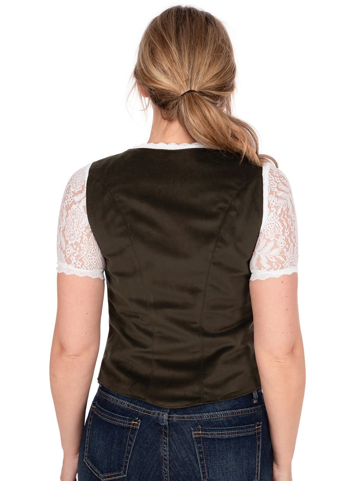 OS-Trachten Trachtenbluse »Mieder 453001-3060«
