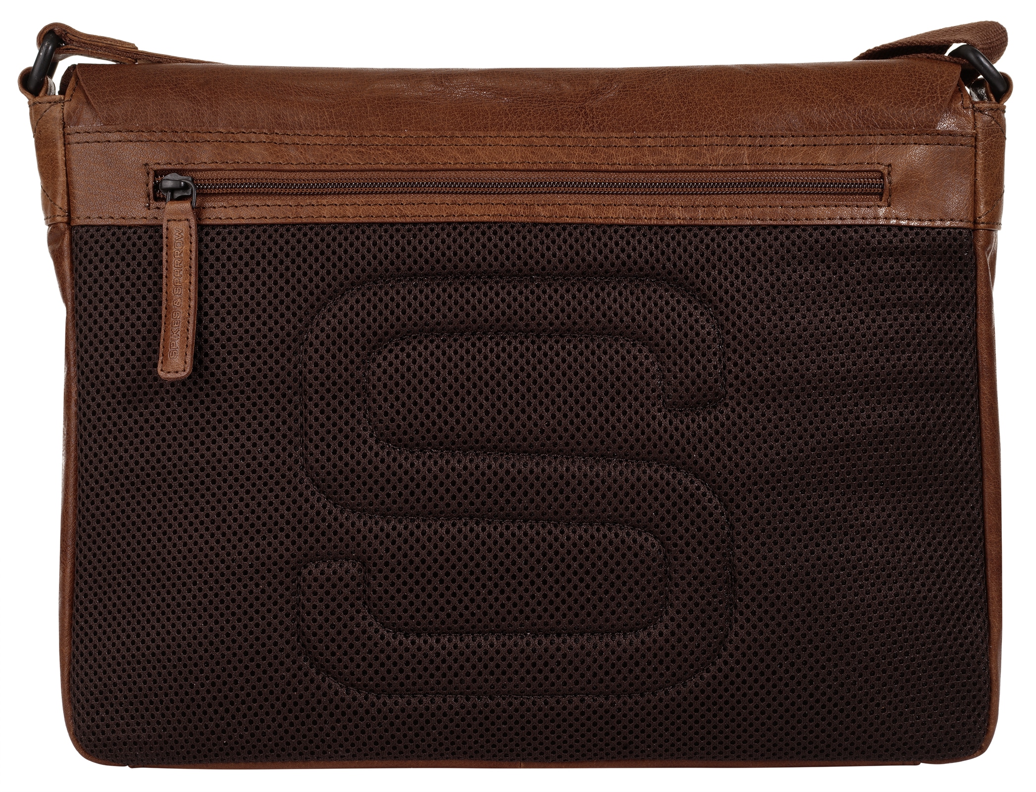 Spikes & Sparrow Messenger Bag, echt Leder