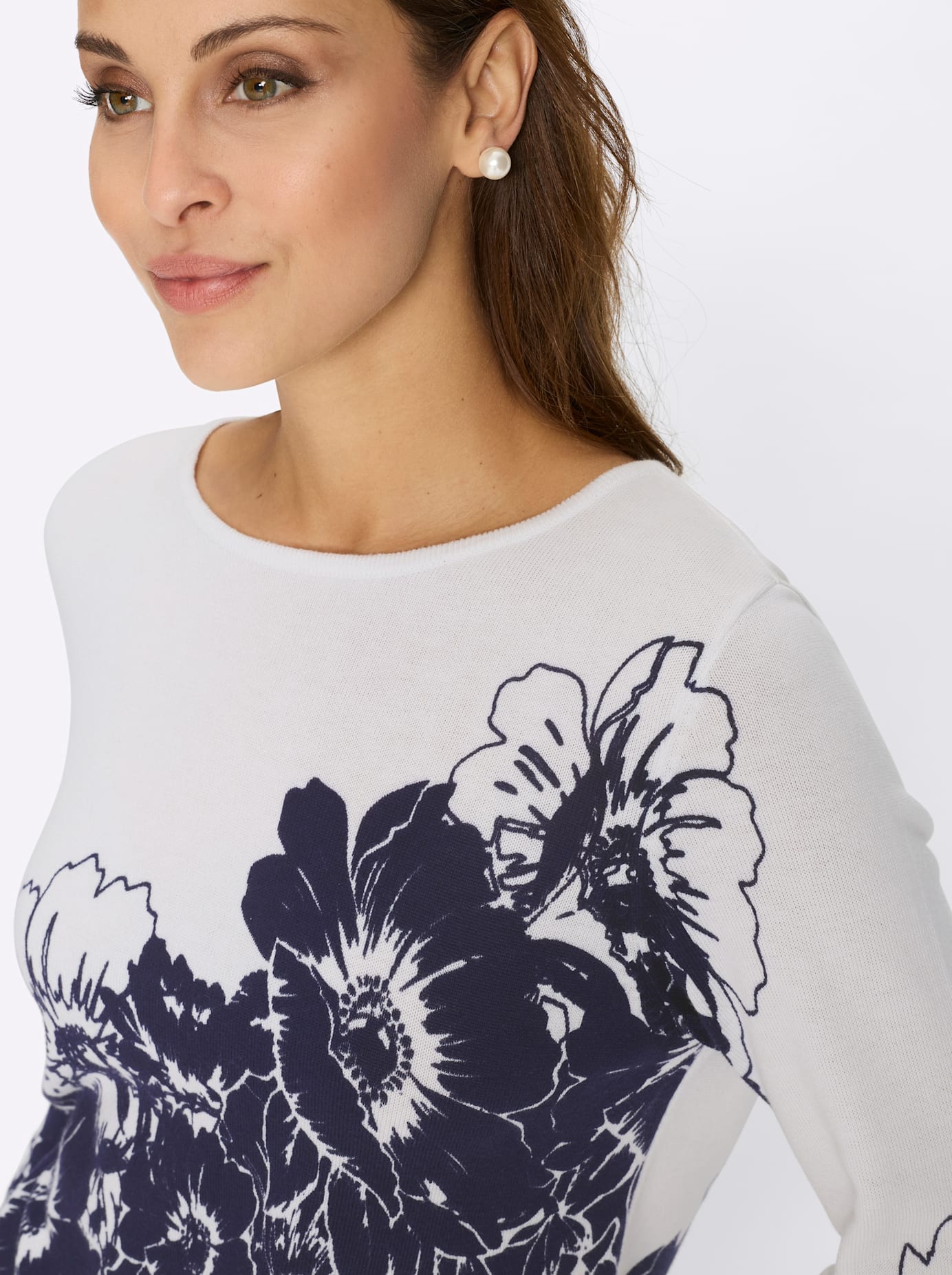 Lady Strickpullover »3/4-Arm-Pullover«