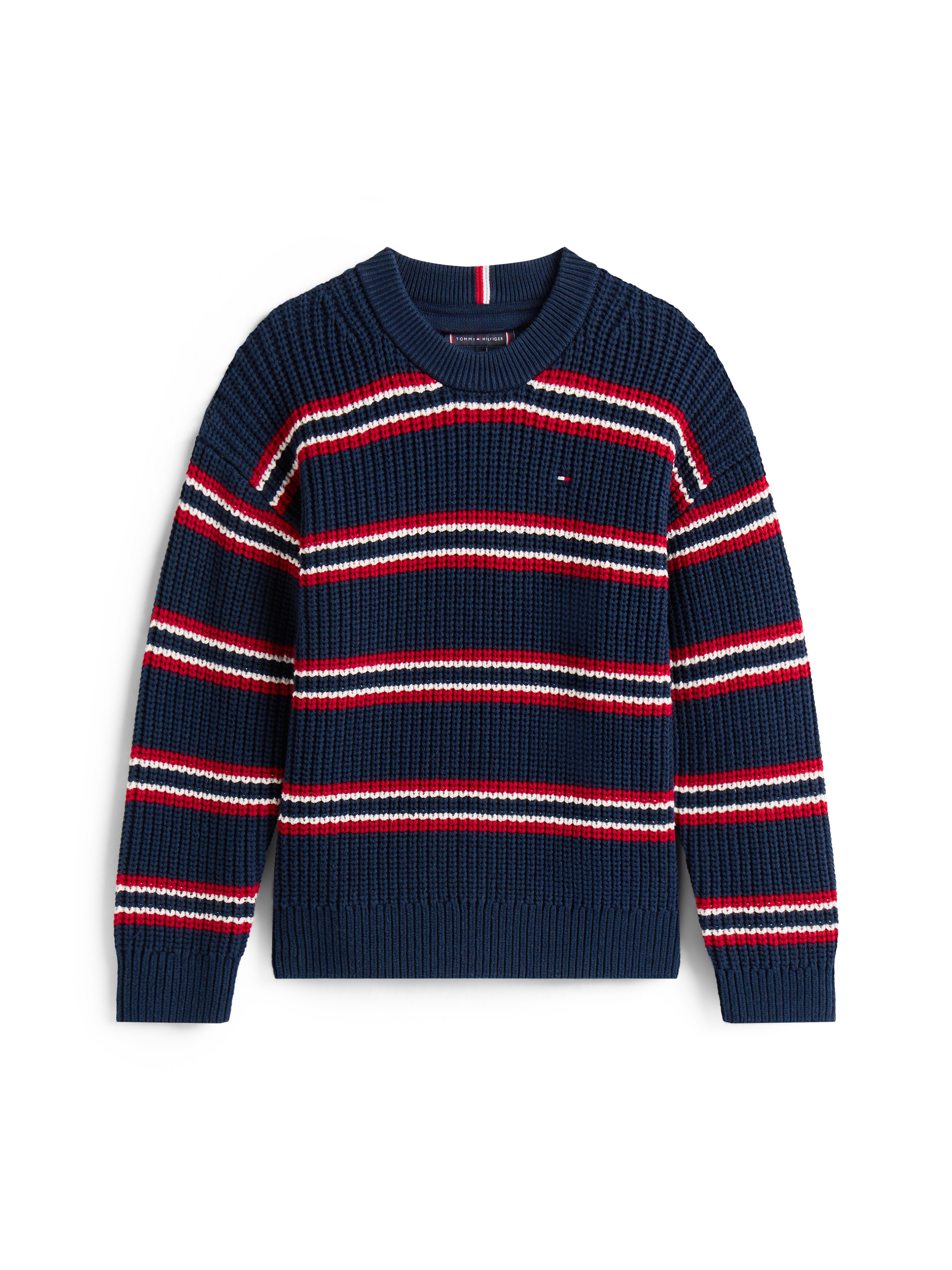 Tommy Hilfiger Strickpullover »HALF CARDIGAN C-NECK SWEATER« Kinder bis 16 Jahre
