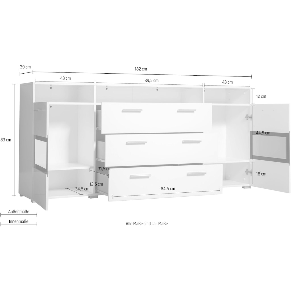 Helvetia Sideboard »Sarah mix«