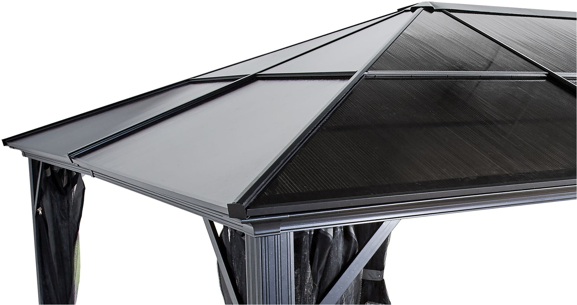 Sojag Pavillon »Gazebo Meridien«, (Set), BxT: 365x485 cm, mit Moskitonetzen