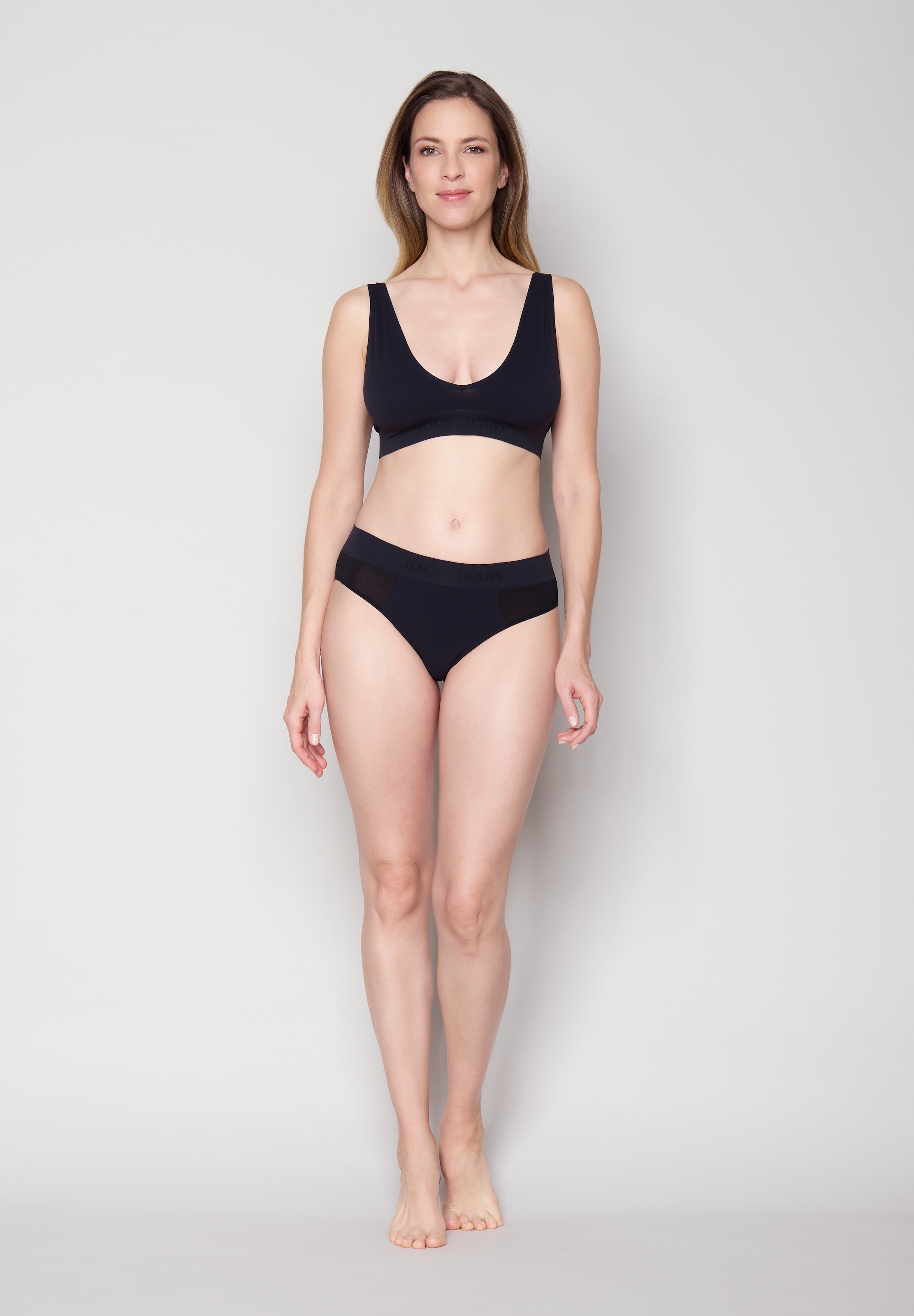 JOOP! Jeans Slip »Seam Free« 2er Pack,  mit Mesh-Einsatz und breitem Logobund