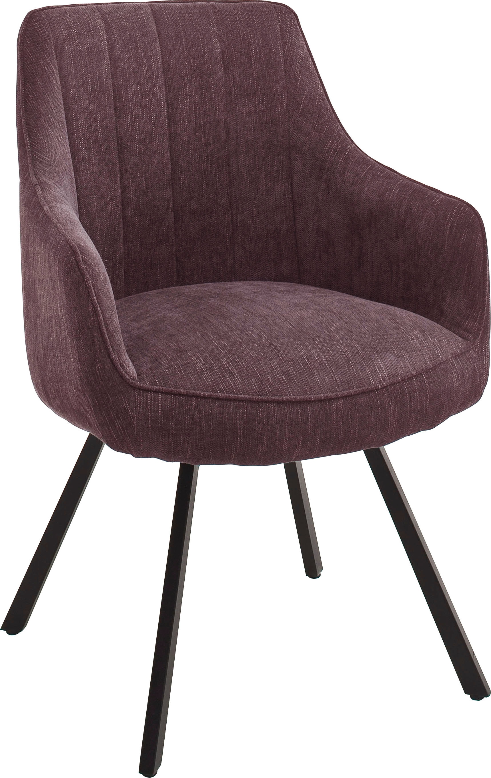 MCA furniture Esszimmerstuhl »Sassello«, (Set), 2 St., Stuhl 180°drehbar  mit Nivellierung, Stoffbezug, belastbar bis 120 kg auf Raten kaufen