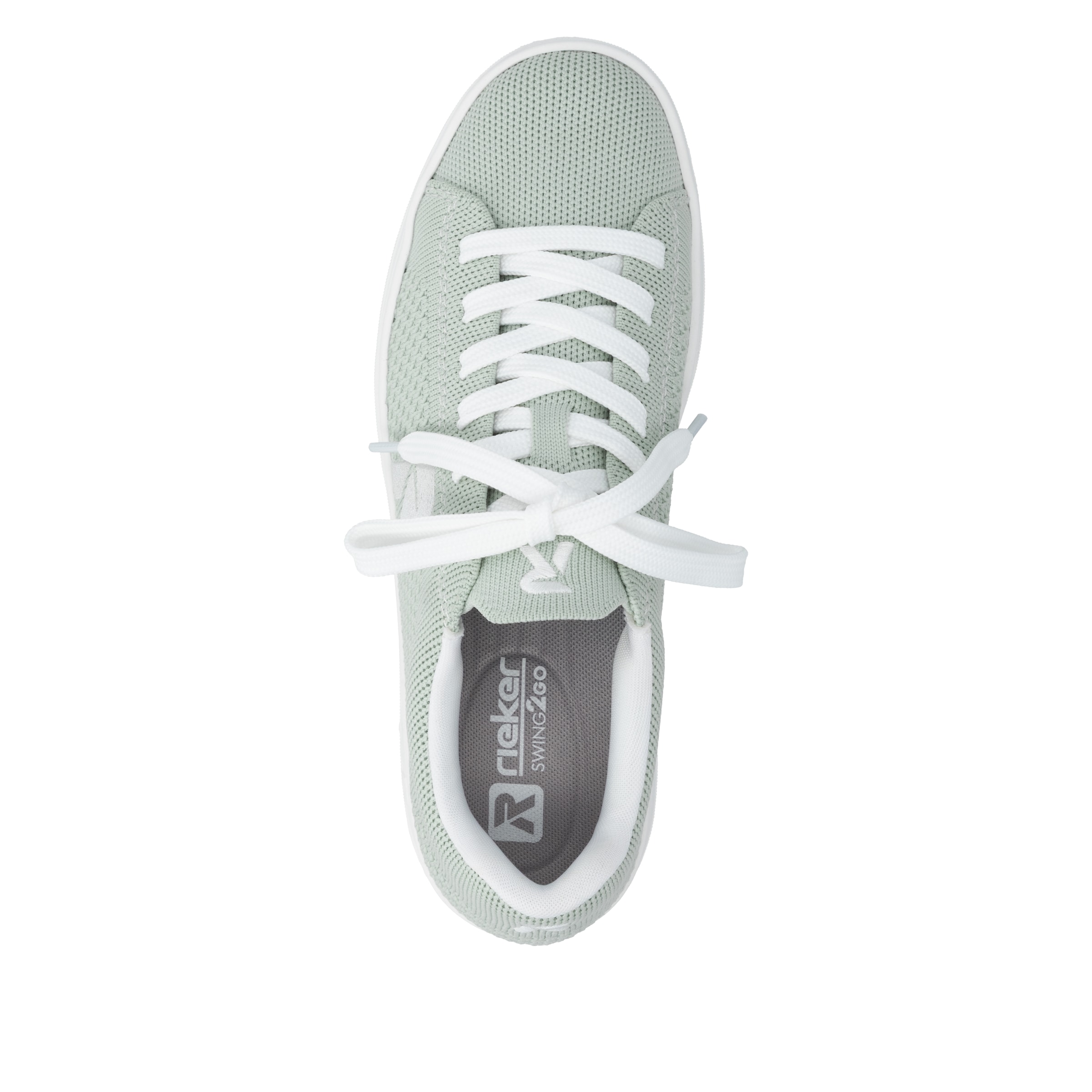 RIEKER Sport Plateausneaker  Slip-on Sneaker, Halbschuh, Freizeitsneaker mit aufgesetzter Schnürung