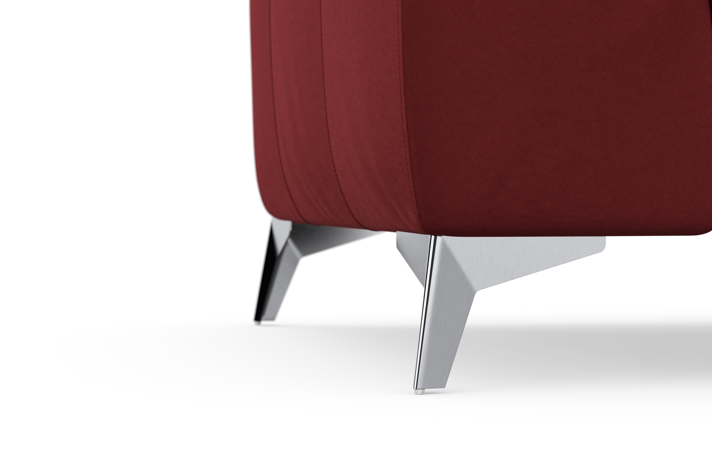 sit&more Ecksofa »Sinatra L-Form« mit Recamiere, optinal mit Kopfteilverstellung und Armteilfunktion