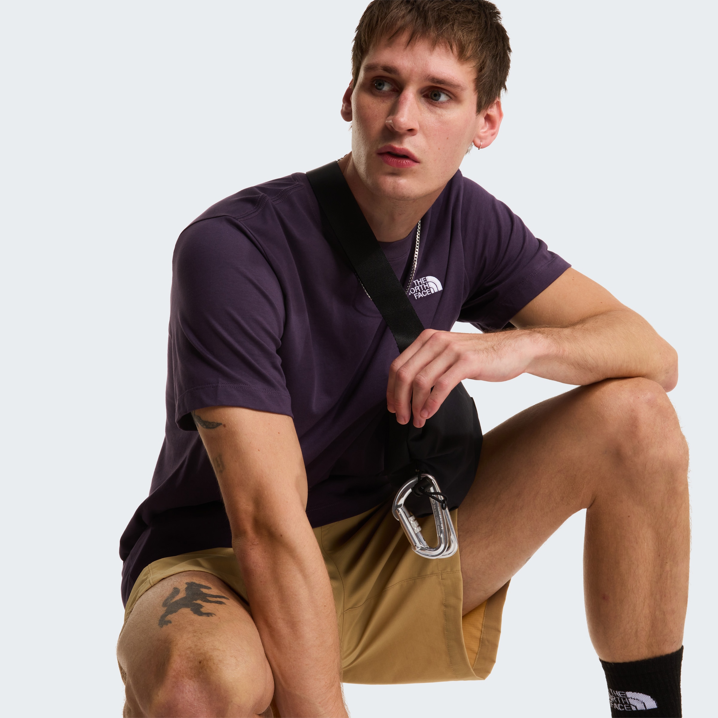 The North Face T-Shirt »M EVOLUTION SIMPLE DOME REGULAR SHORT SL« normale Passform, Kurzarm, für den Alltag, aus Poly-Baumwolle