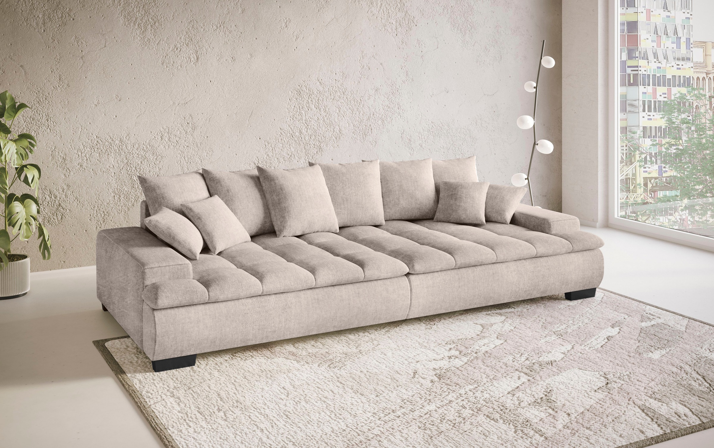 Mr. Couch Big-Sofa »Haiti II«, mit Kaltschaumpolsterung, bis 140 kg belastbar