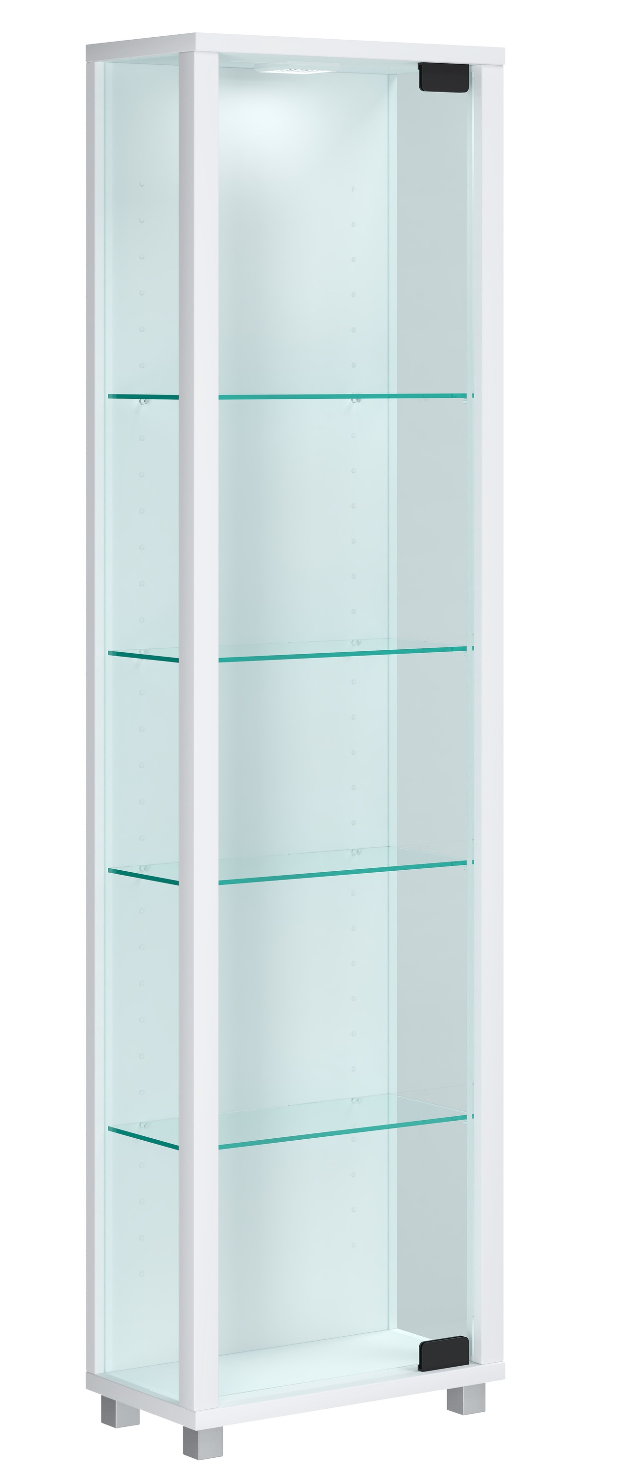 VCM Standvitrine »Holz Glas Stand Vitrine Sammelvitrine Edana Mini« 1 Stk. tlg.