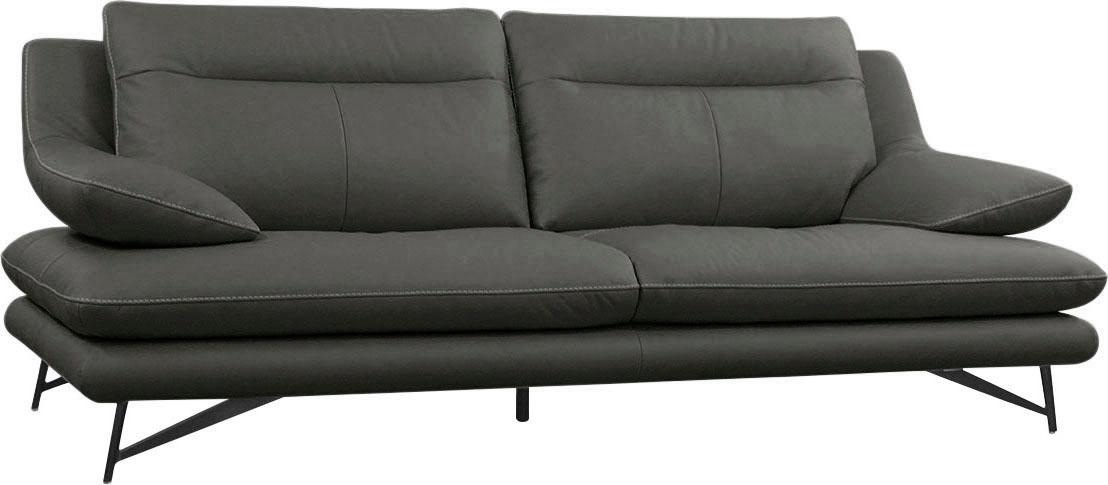 CALIA ITALIA 2-Sitzer »Cezanne, italienisches Design trifft erstklassigen Sitzkomfort, Leder«, Edles Designsofa in besonders langlebigen & pflegeleichten Lederarten