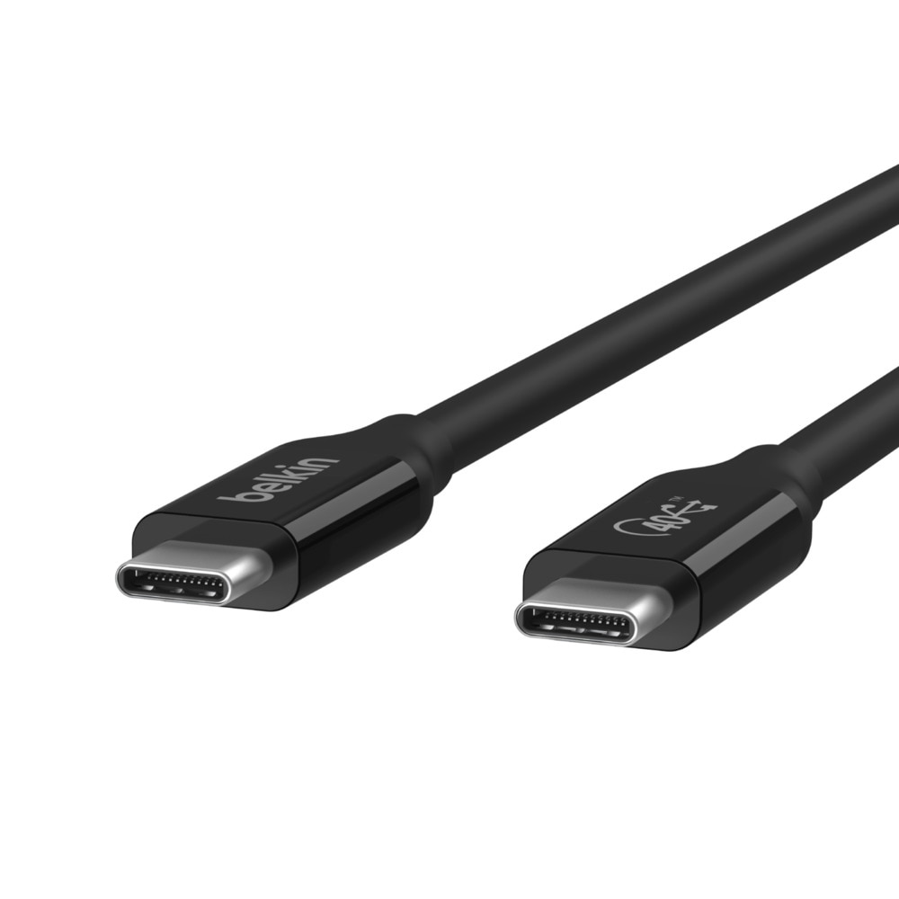 Belkin USB-Kabel »Connect USB4-Kabel« USB-C 80 cm unterstützt Power Delivery und schnelles Laden per „Passthrough“