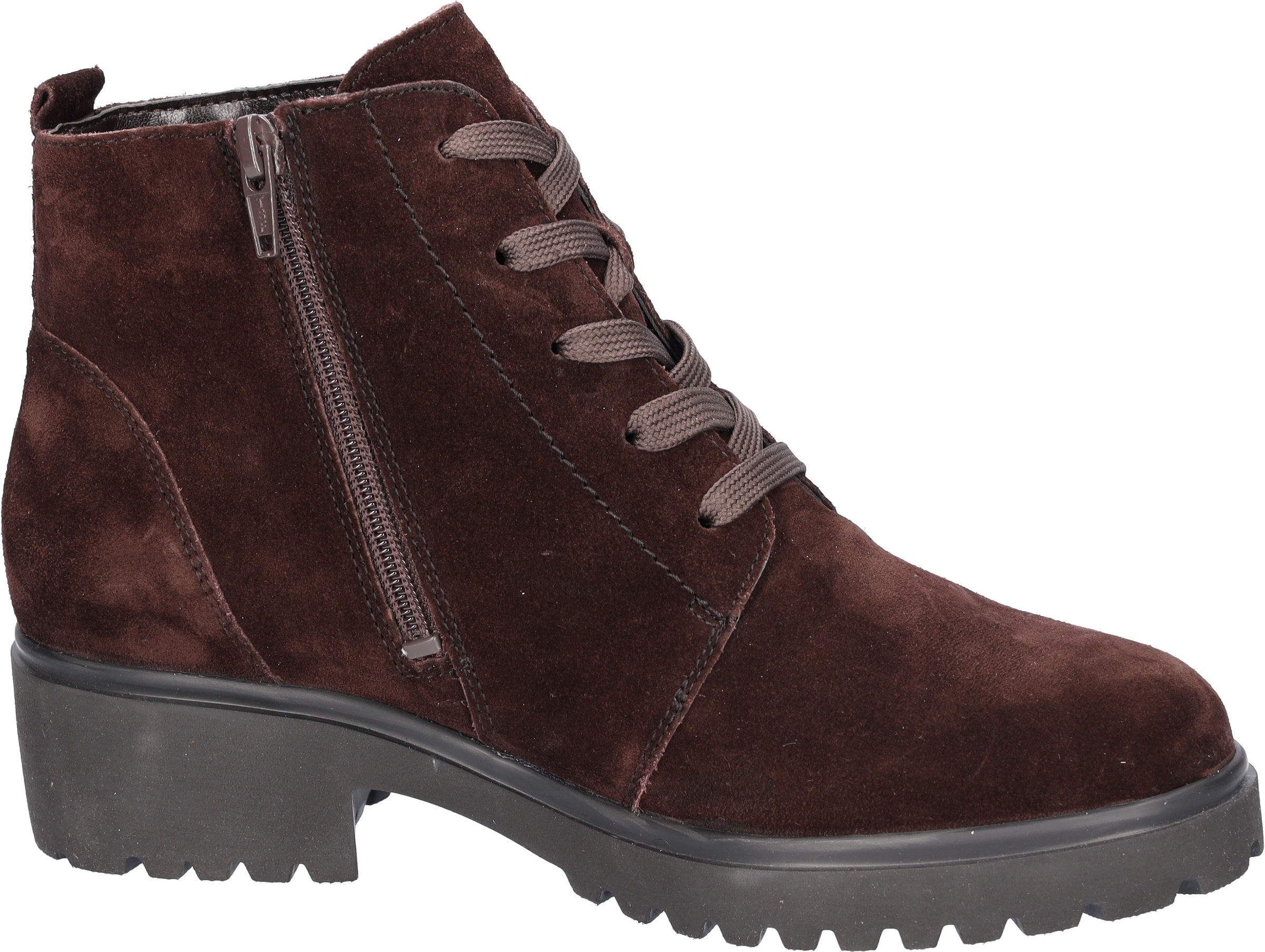 Waldläufer Schnürboots »H-LUISE«, Stiefelette, Blockabsatz, in bequemer Schuhweite G (= weit)