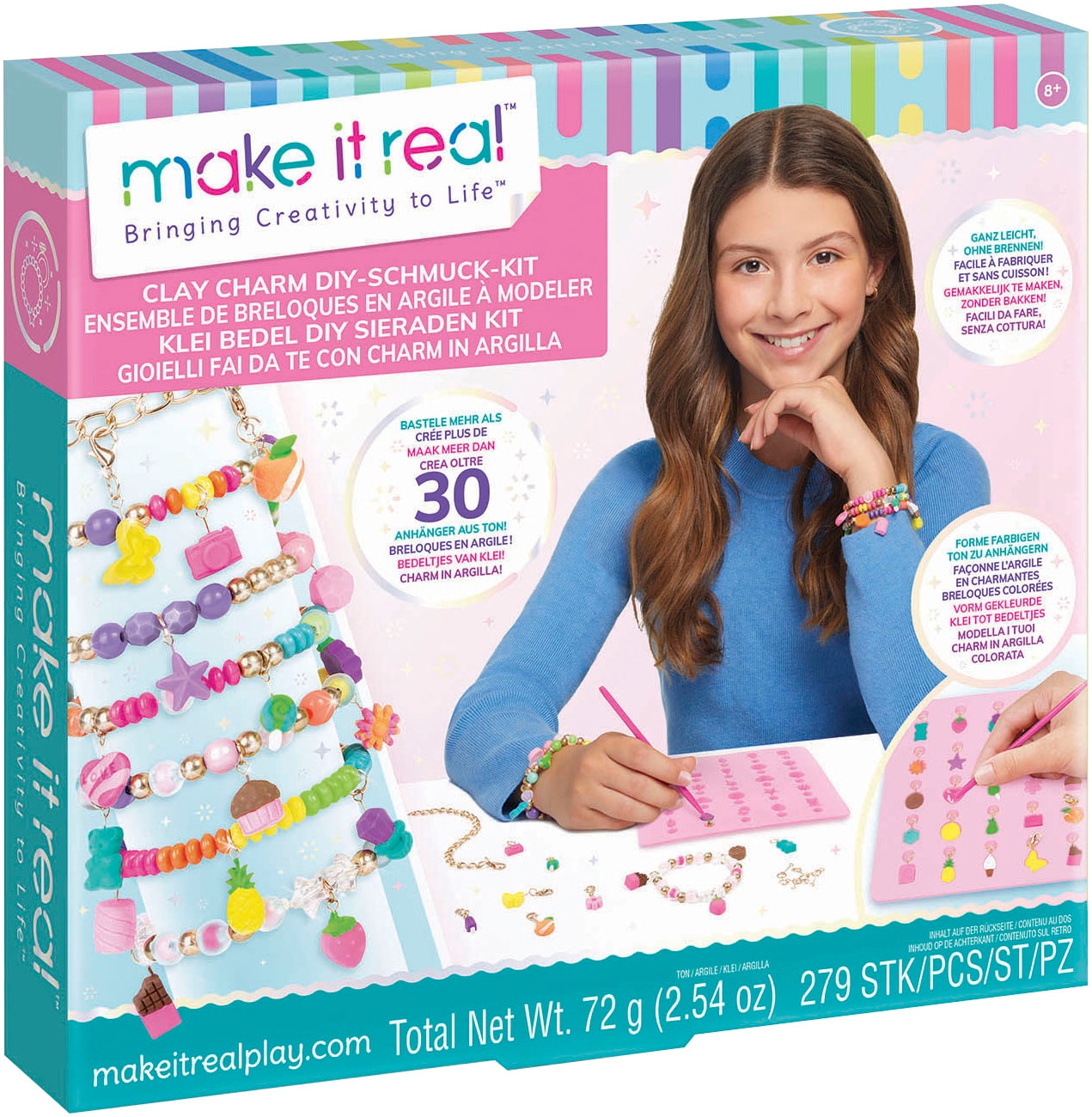 Make it real Kreativset »Schmuckset«, mit Modelliermasse