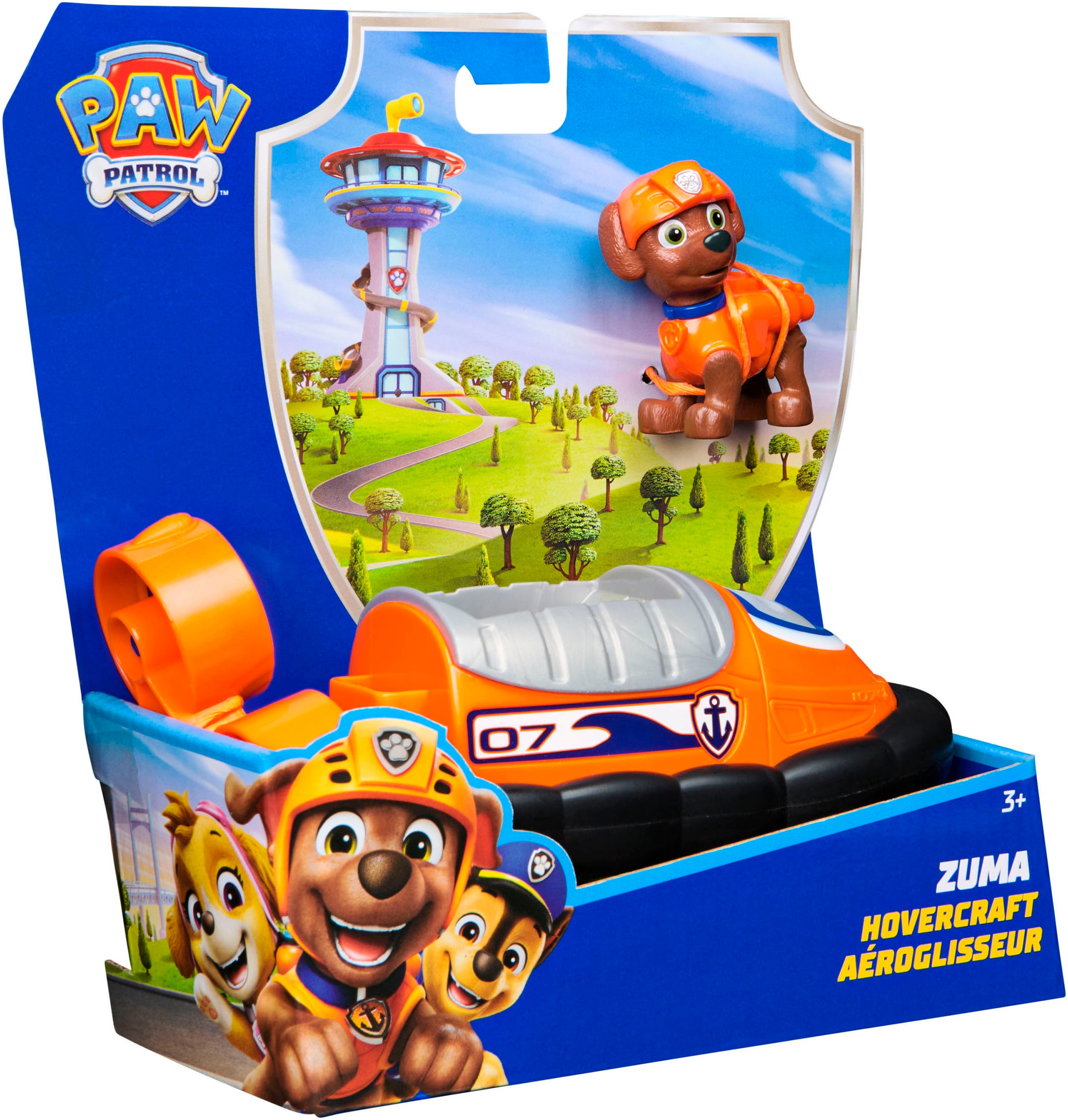 Spin Master Spielzeug-Auto »PAW Patrol, Sust. Basic Vehicle Zuma«, zum Teil aus recycelten Material