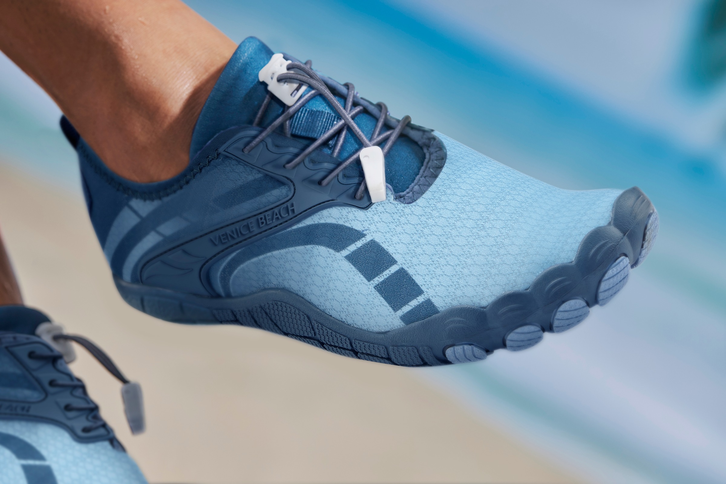 Venice Beach Aquaschuh, mit Kordelzug, Badeschuh, Slipper, Wasserschuh, Unisex VEGAN