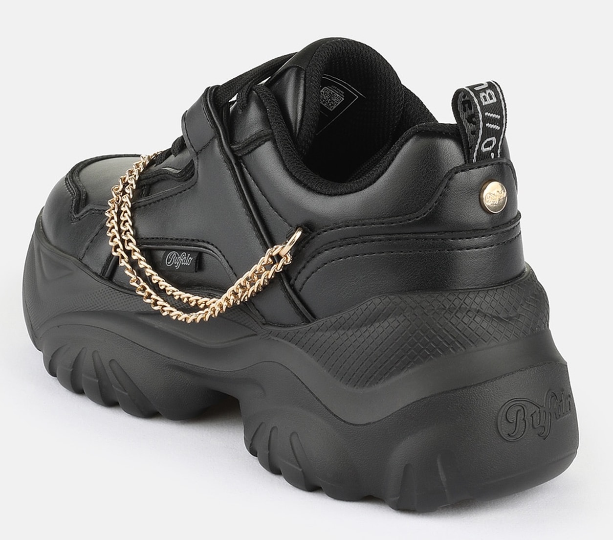 Buffalo Plateausneaker »Bliss Chain«  Halbschuh, Schnürschuh, Chunky Sneaker mit Zierkette