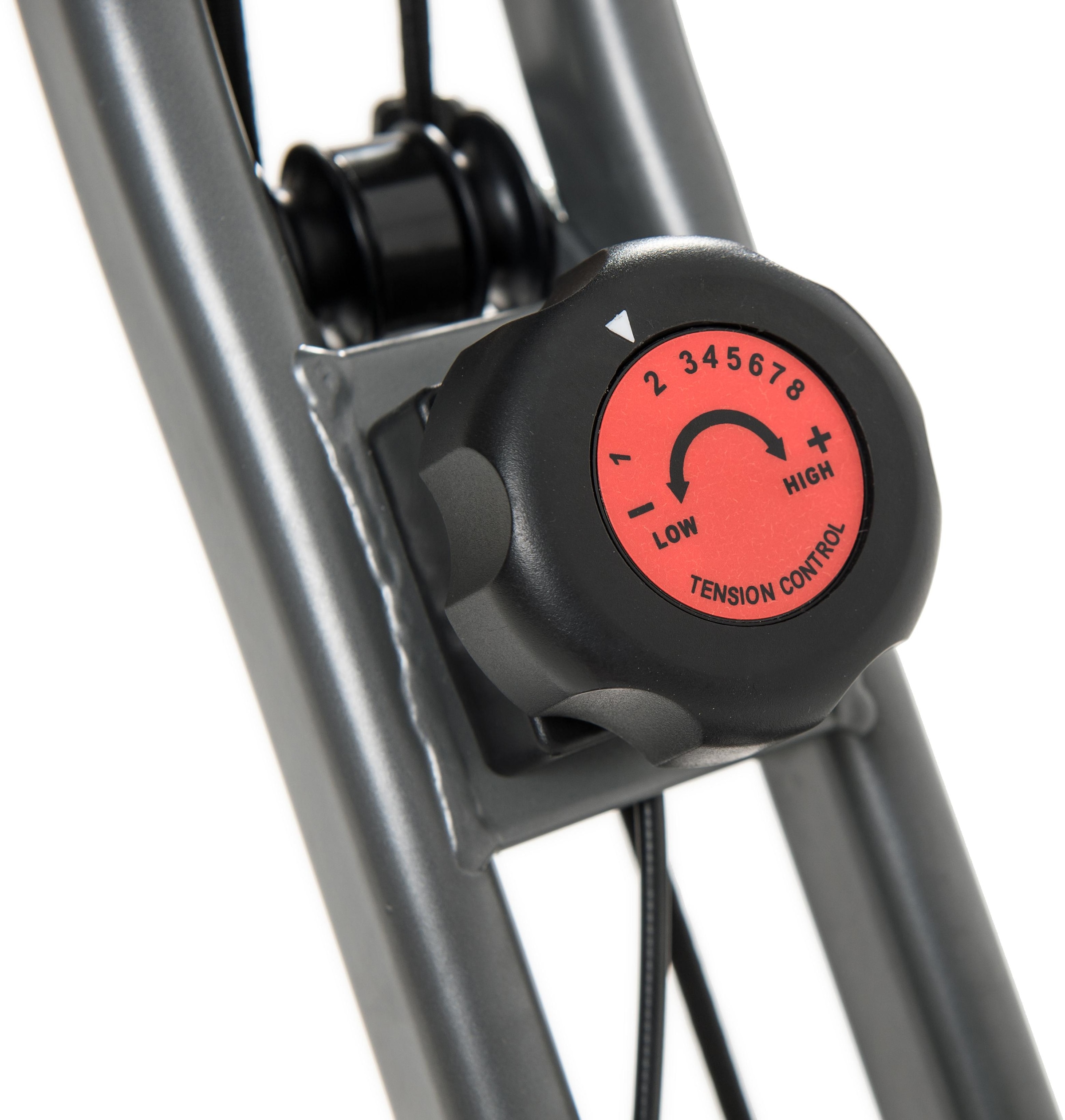 MOTIVE FITNESS by U.N.O. Heimtrainer »Multi-Function X-BIKE (mit/ohne Unterlegmatte)«, (inkl. Seilzug für Arme und Beine), klappbar